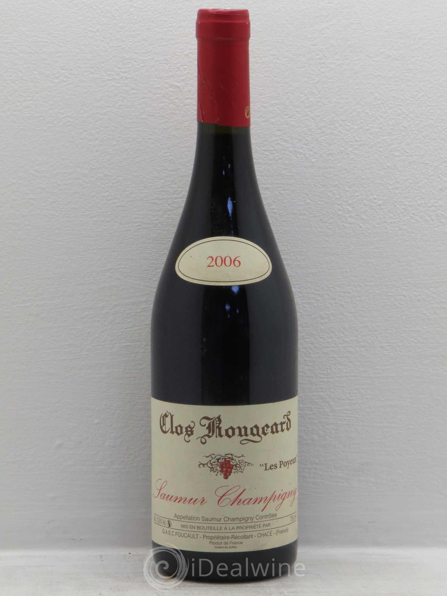 Saumur-Champigny Les Poyeux Clos Rougeard 2006 - Lot de 1 bouteille - 0