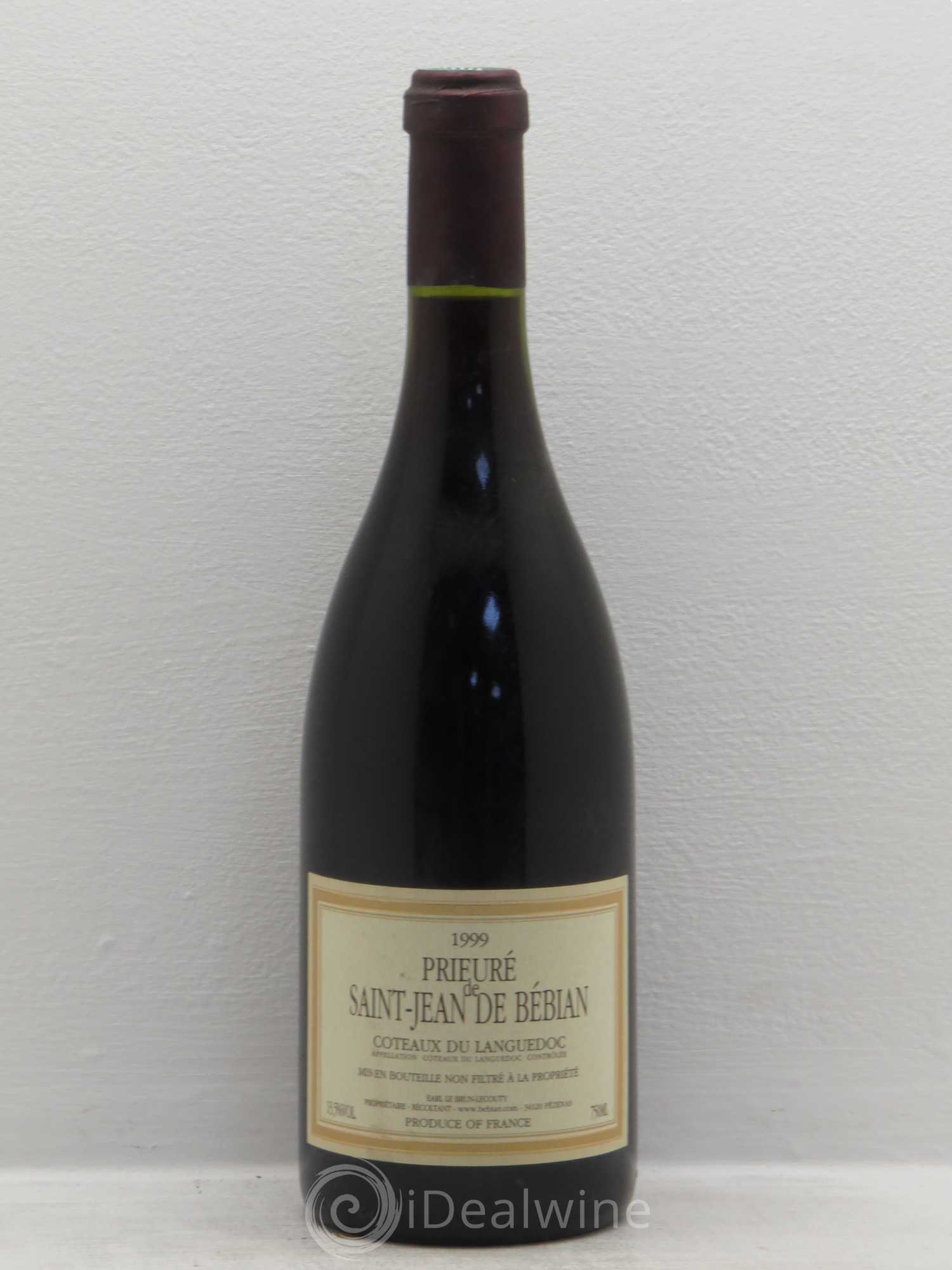 Languedoc Prieuré St-Jean de Bébian 1999 - Lot de 1 bouteille - 0