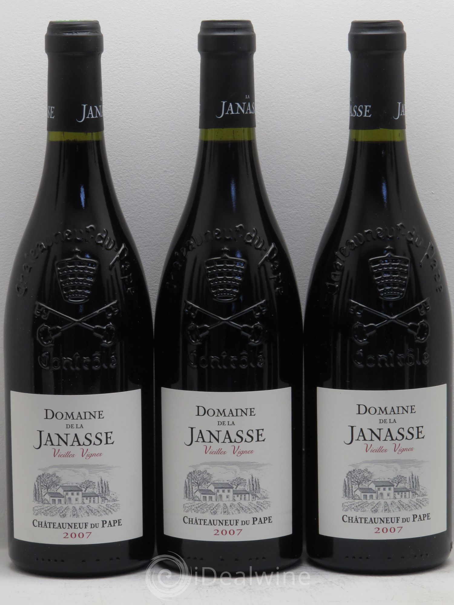 Châteauneuf-du-Pape Cuvée Vieilles Vignes La Janasse (Domaine de) 2007 - Lot de 12 bouteilles - 1