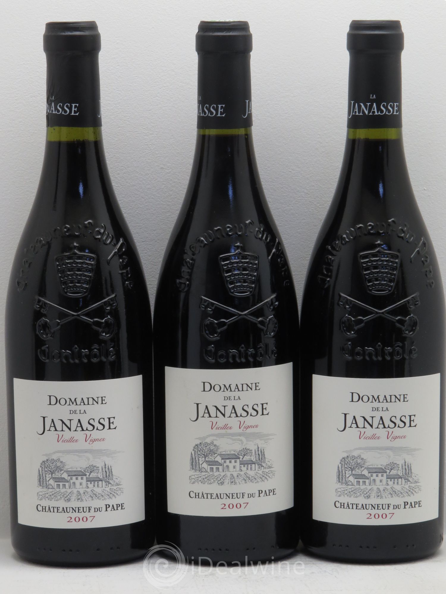 Châteauneuf-du-Pape Cuvée Vieilles Vignes La Janasse (Domaine de) 2007 - Lot de 12 bouteilles - 3