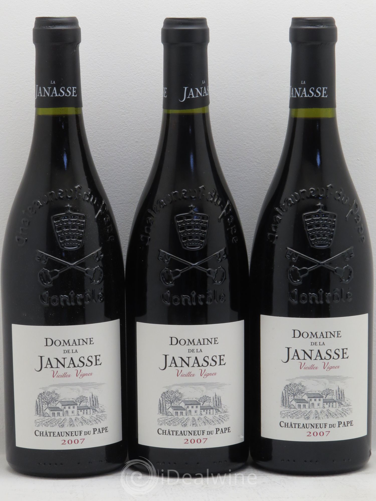 Châteauneuf-du-Pape Cuvée Vieilles Vignes La Janasse (Domaine de) 2007 - Lot de 12 bouteilles - 4
