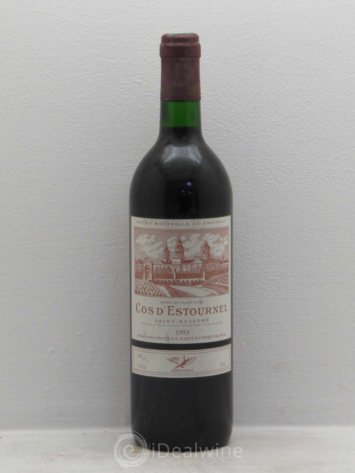 Cos d'Estournel 2ème Grand Cru Classé 1993 - Lot de 1 bouteille - 0