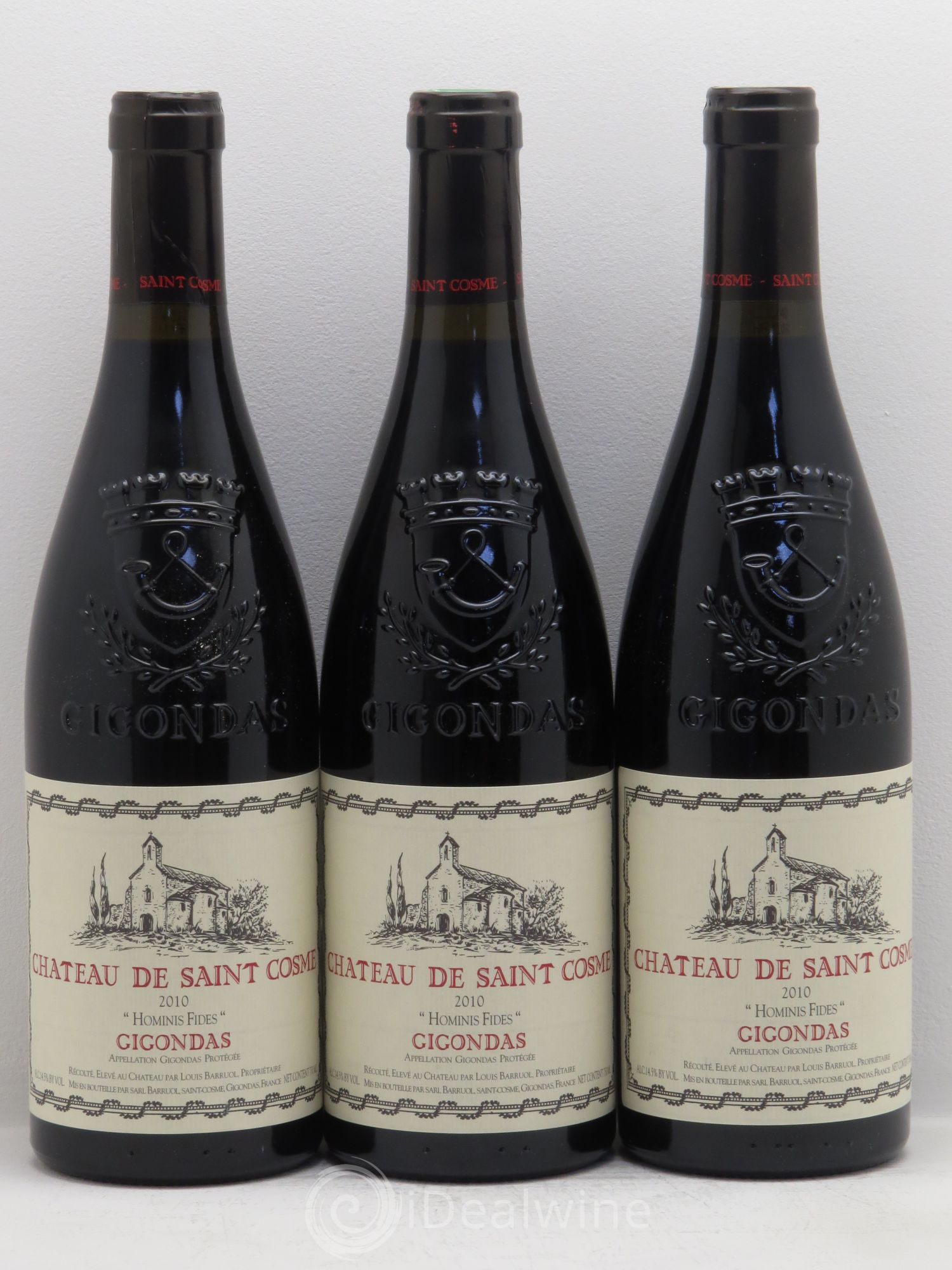 Gigondas Hominis Fides Saint Cosme 2010 - Lot de 6 bouteilles - 2