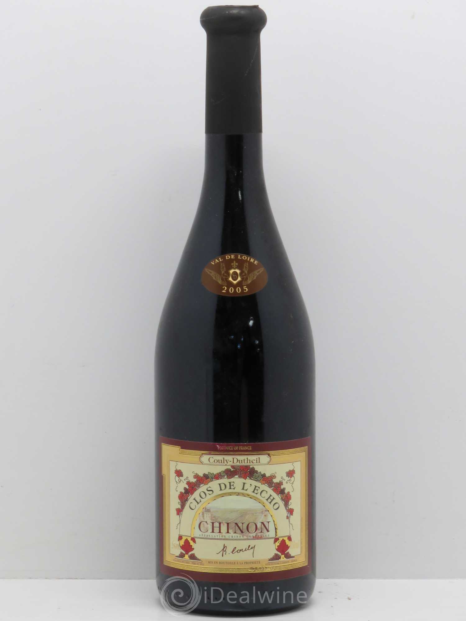 Chinon Clos de l'Echo Couly-Dutheil 2005 - Lot de 1 bouteille - 0