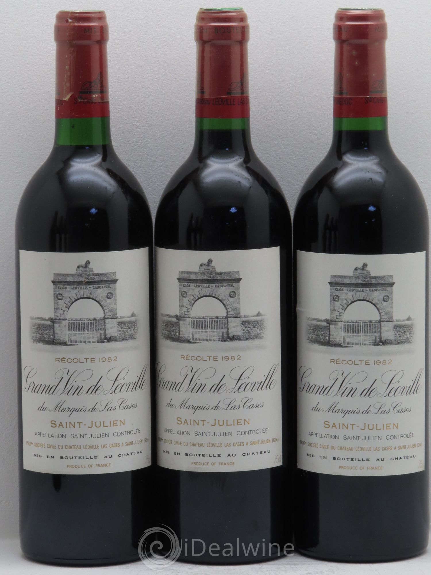 Château Léoville Las Cases 2ème Grand Cru Classé 1982 - Lot de 6 bouteilles - 1