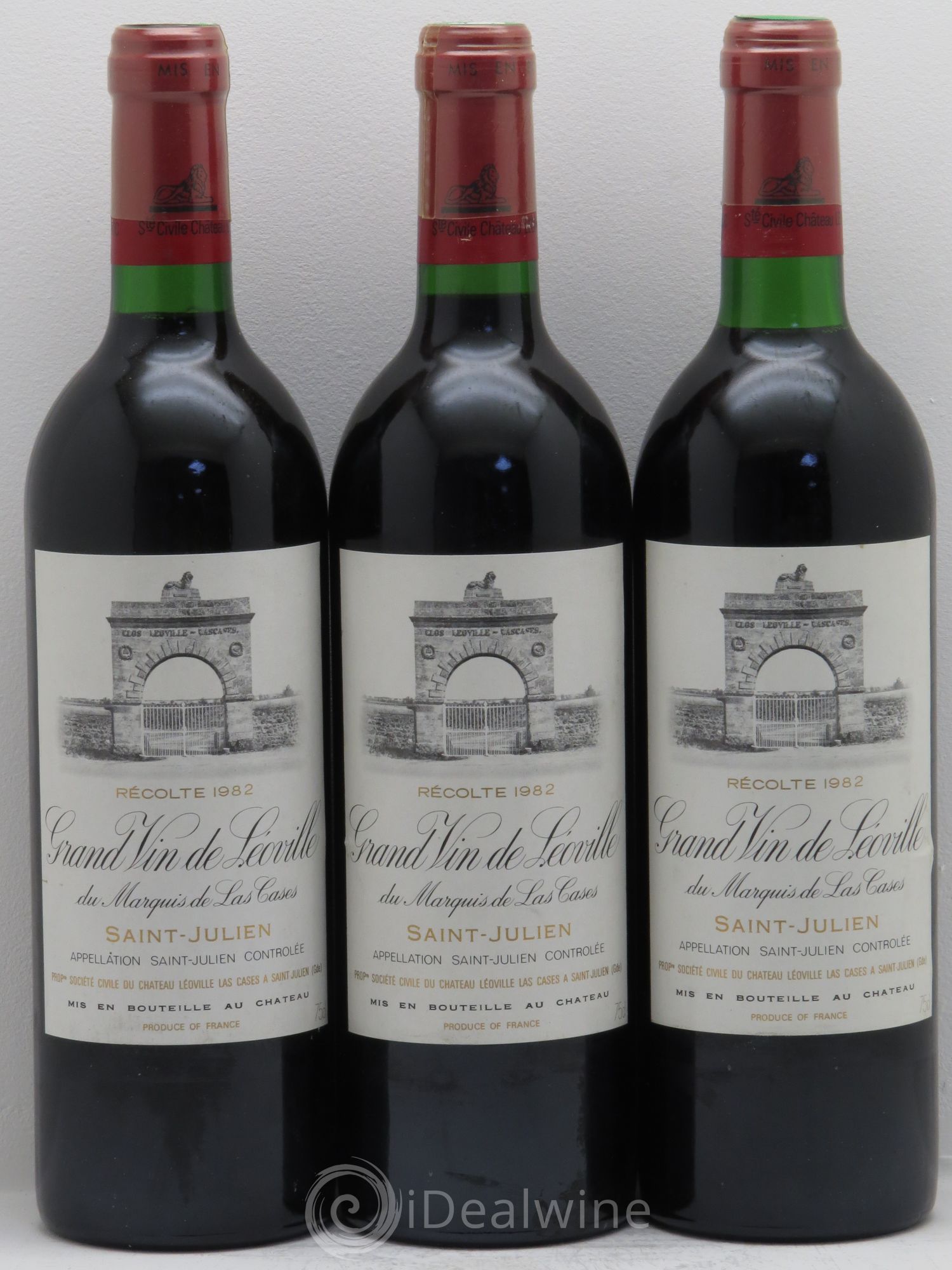 Château Léoville Las Cases 2ème Grand Cru Classé 1982 - Lot de 6 bouteilles - 2