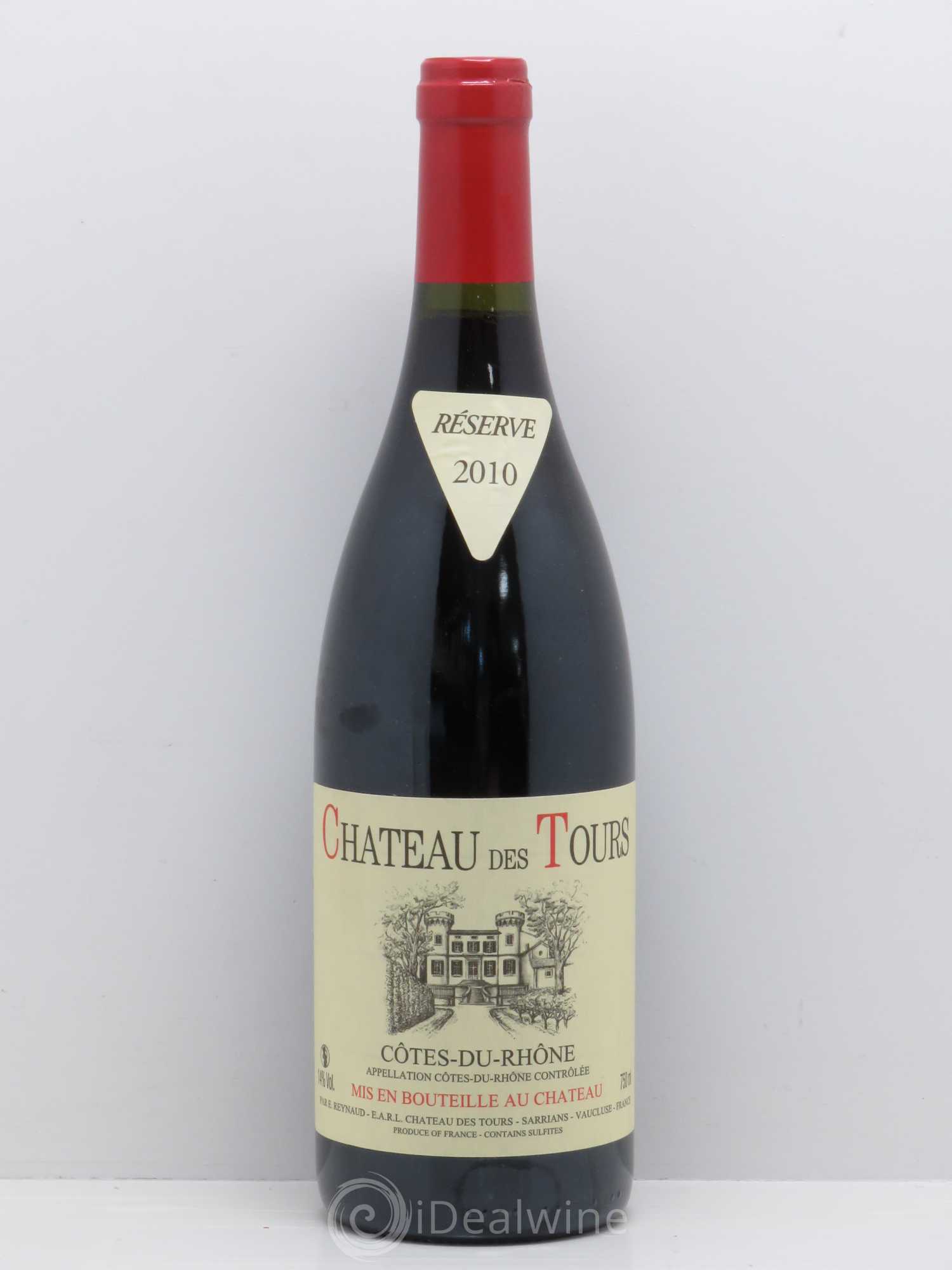 Côtes-du-Rhône Château des Tours Emmanuel Reynaud 2010 - Lot de 1 bouteille - 0
