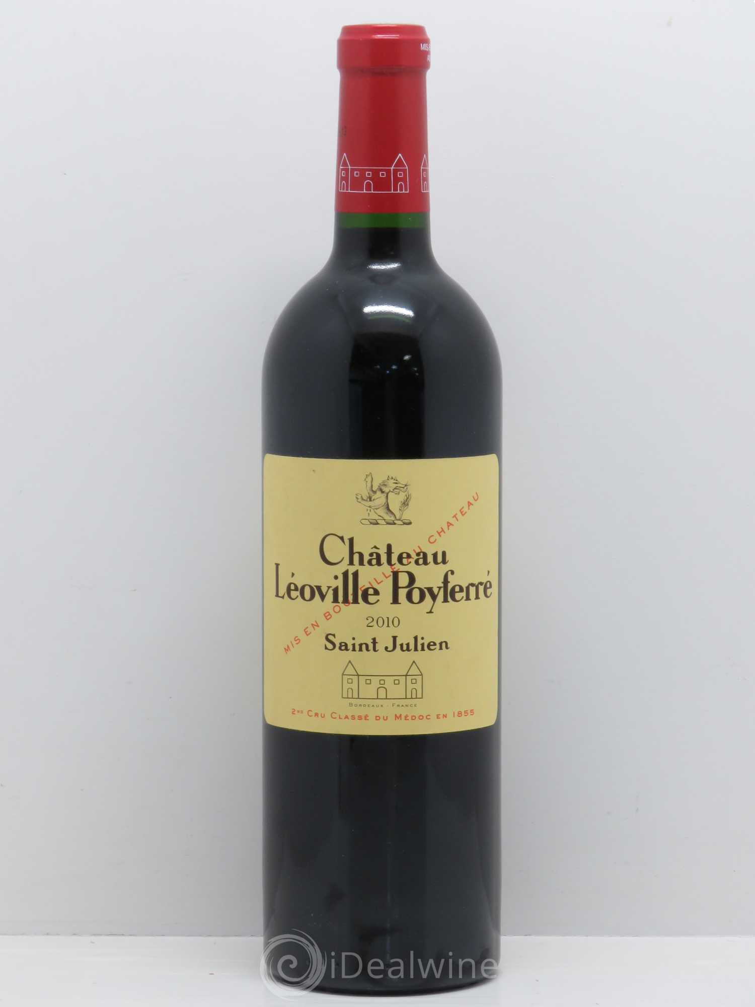 Château Léoville Poyferré 2ème Grand Cru Classé 2010 - Lot de 1 bouteille - 0