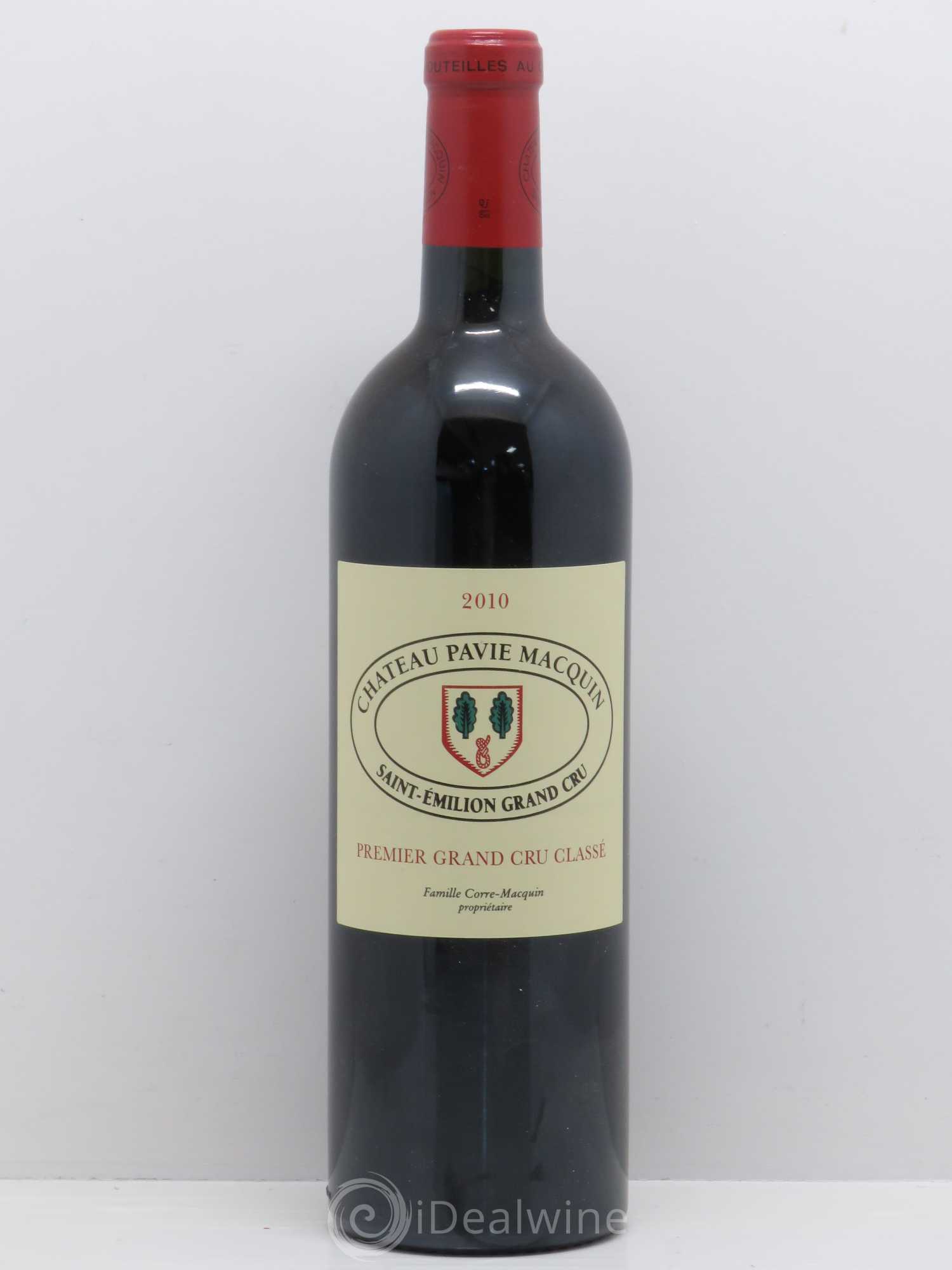 Château Pavie Macquin 1er Grand Cru Classé B 2010 - Lot de 1 bouteille - 0