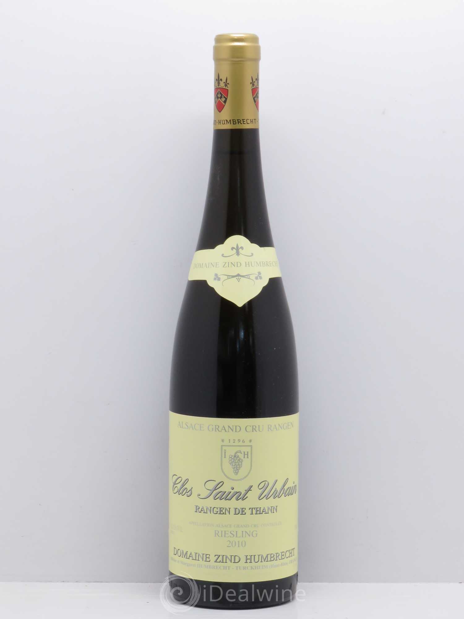 Alsace Riesling Grand Cru Rangen de Thann Clos Saint Urbain Zind-Humbrecht (Domaine) 2010 - Lot de 1 bouteille - 0