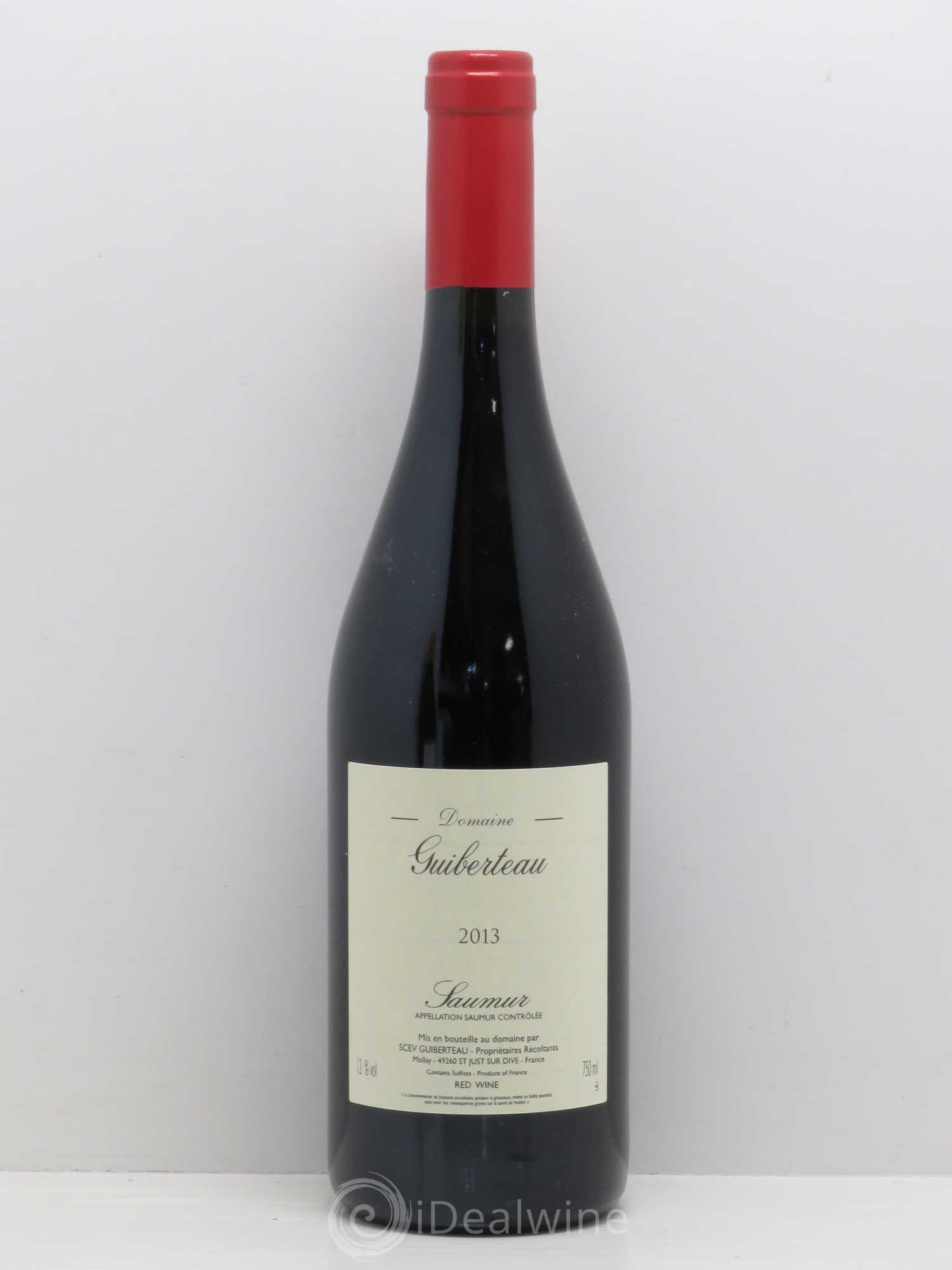 Saumur Domaine Guiberteau 2013 - Lot de 1 bouteille - 0