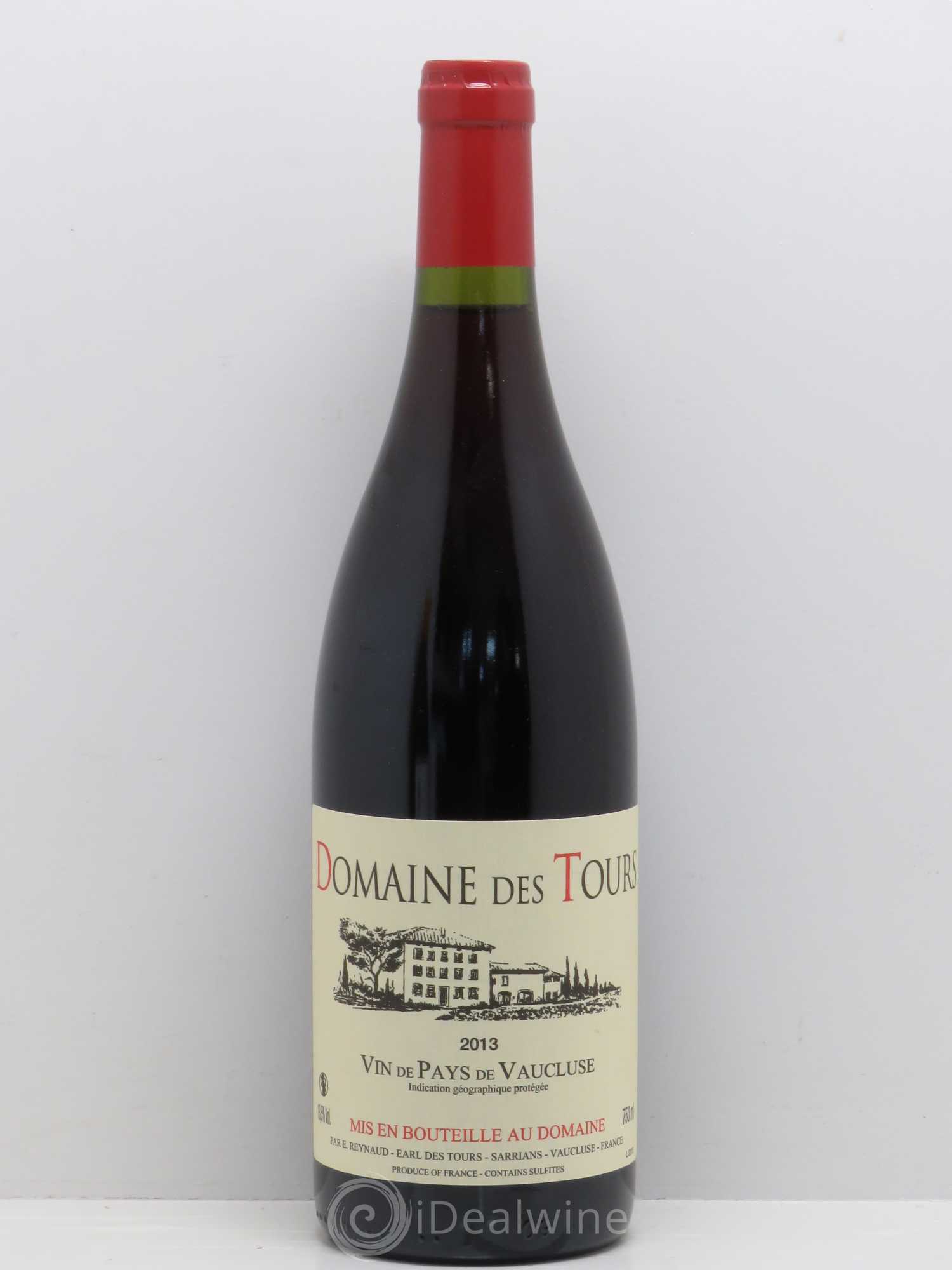 Vaucluse (Vin de Pays de Vaucluse) Domaine des Tours Emmanuel Reynaud 2013 - Lot de 1 bouteille - 0