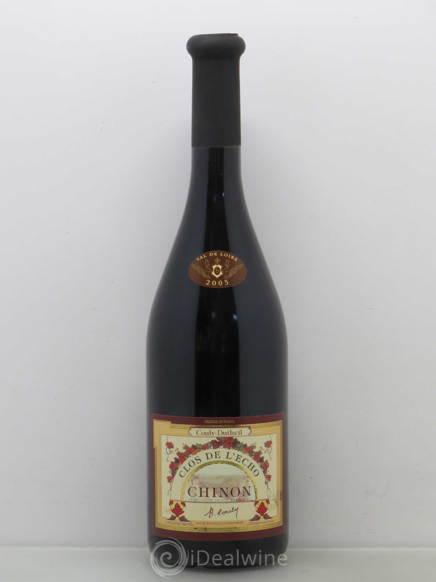 Chinon Clos de l'Echo Couly-Dutheil 2005 - Lot de 1 bouteille - 0