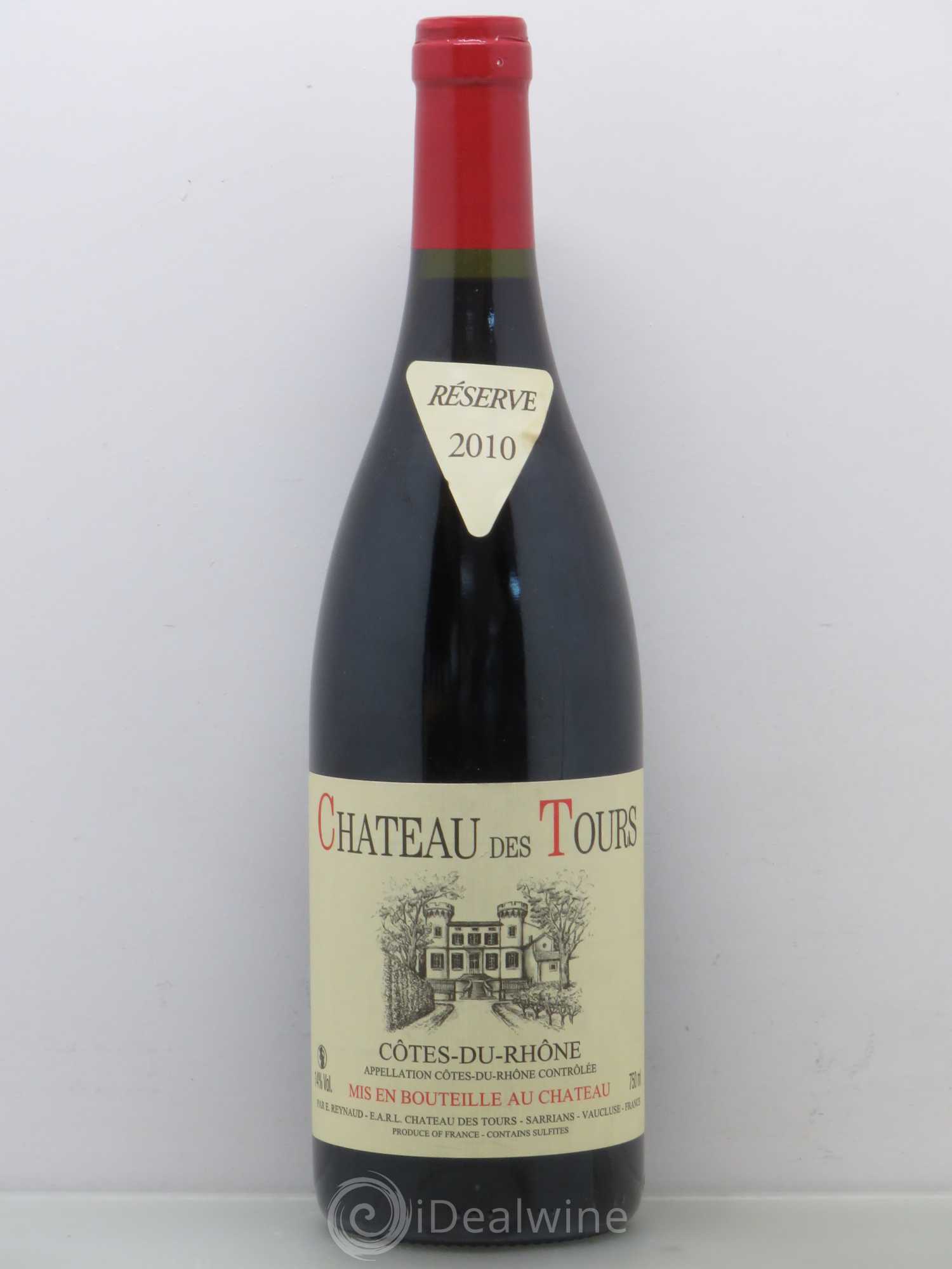 Côtes-du-Rhône Château des Tours Emmanuel Reynaud 2010 - Lot de 1 bouteille - 0