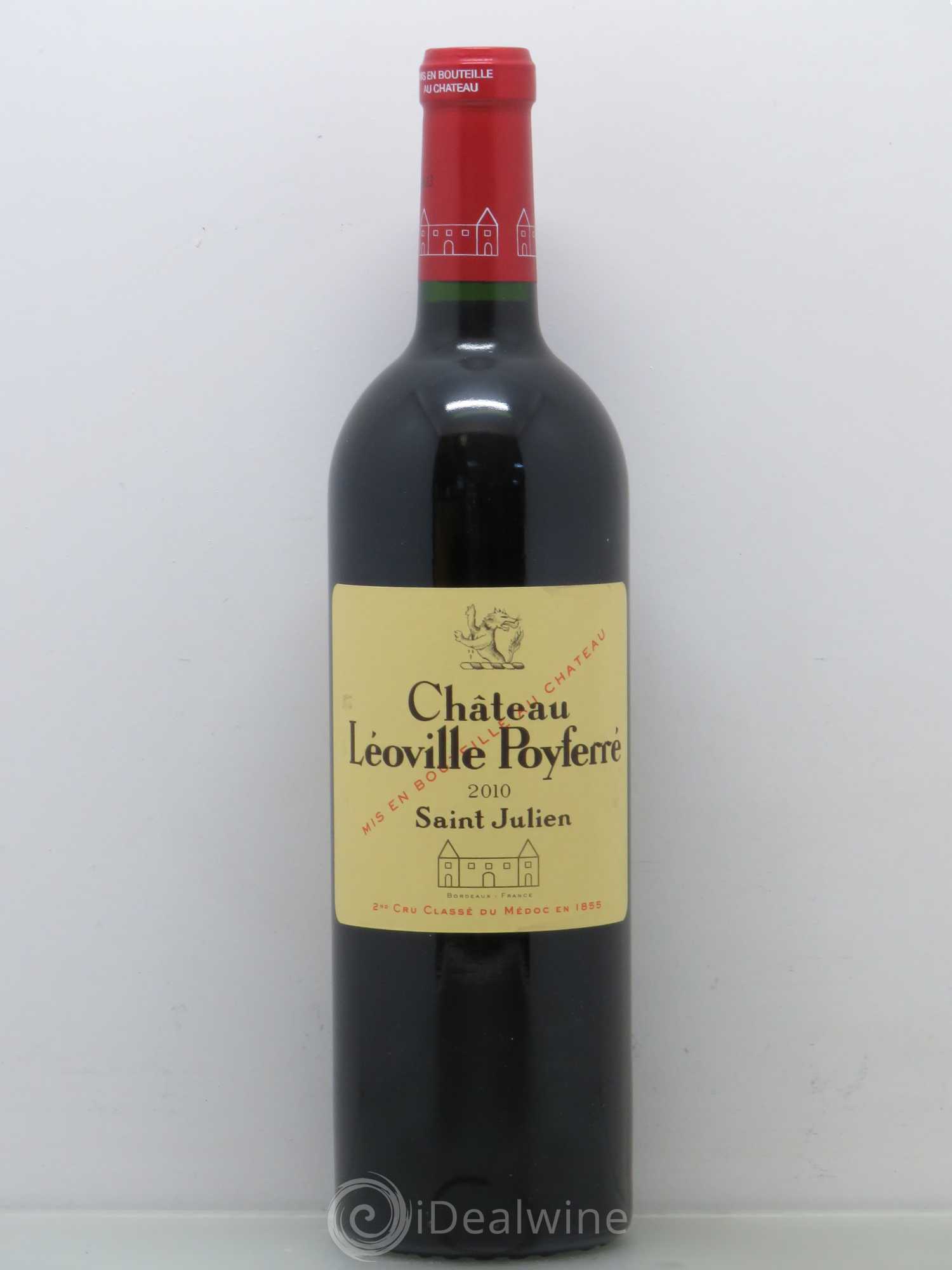 Château Léoville Poyferré 2ème Grand Cru Classé 2010 - Lot de 1 bouteille - 0