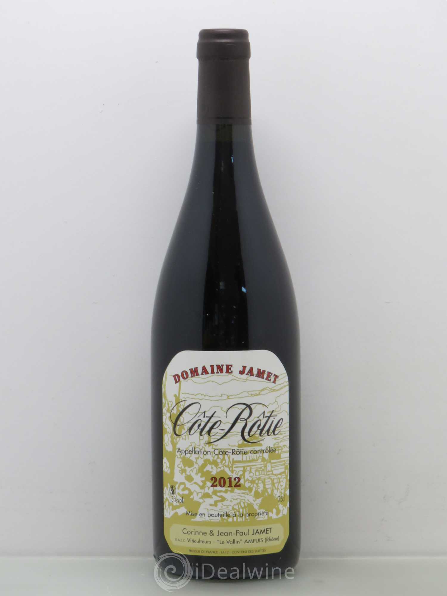 Côte-Rôtie Jamet (Domaine) 2012 - Lot de 1 bouteille - 0