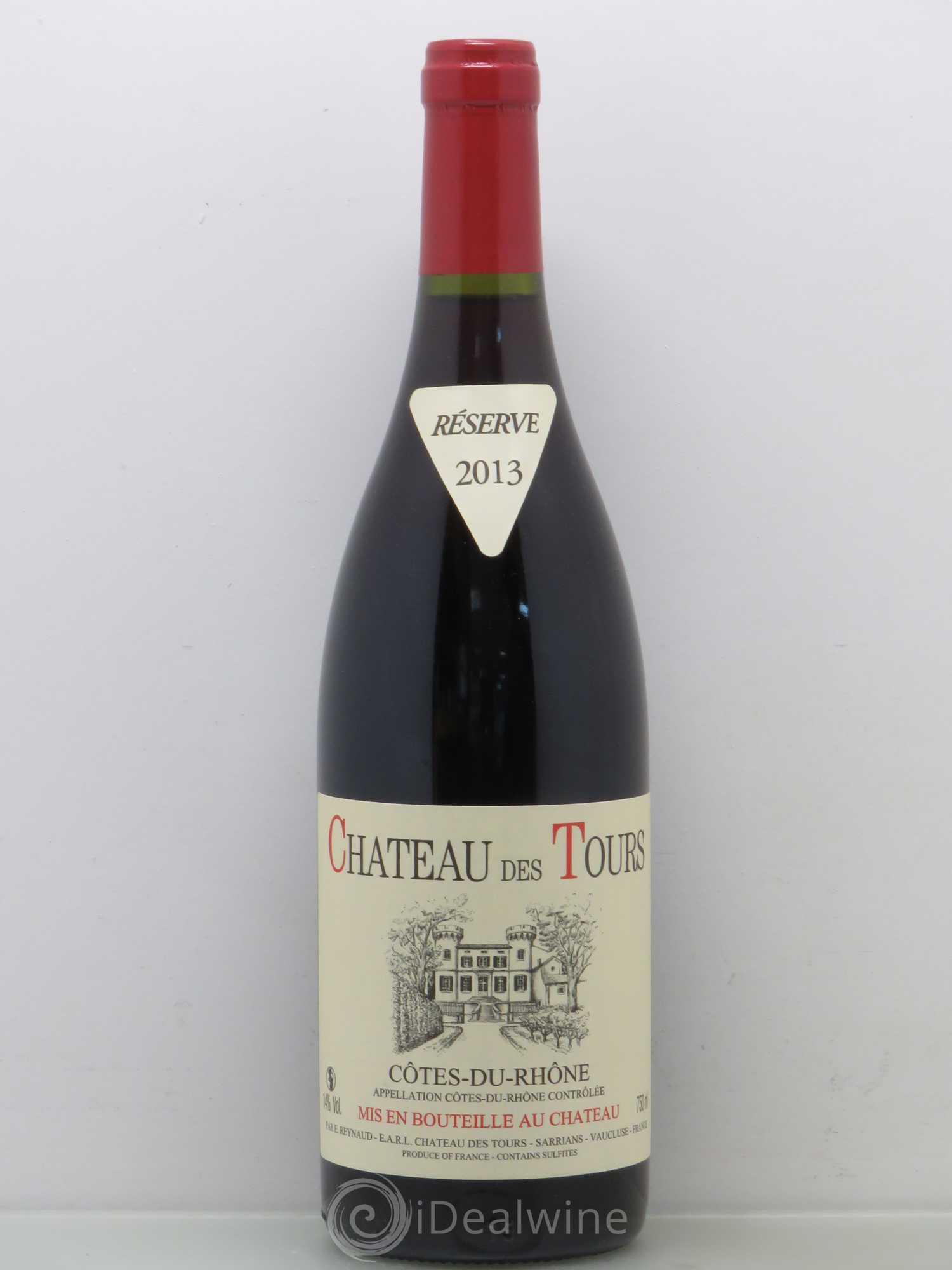 Côtes-du-Rhône Château des Tours Emmanuel Reynaud 2013 - Lot de 1 bouteille - 0