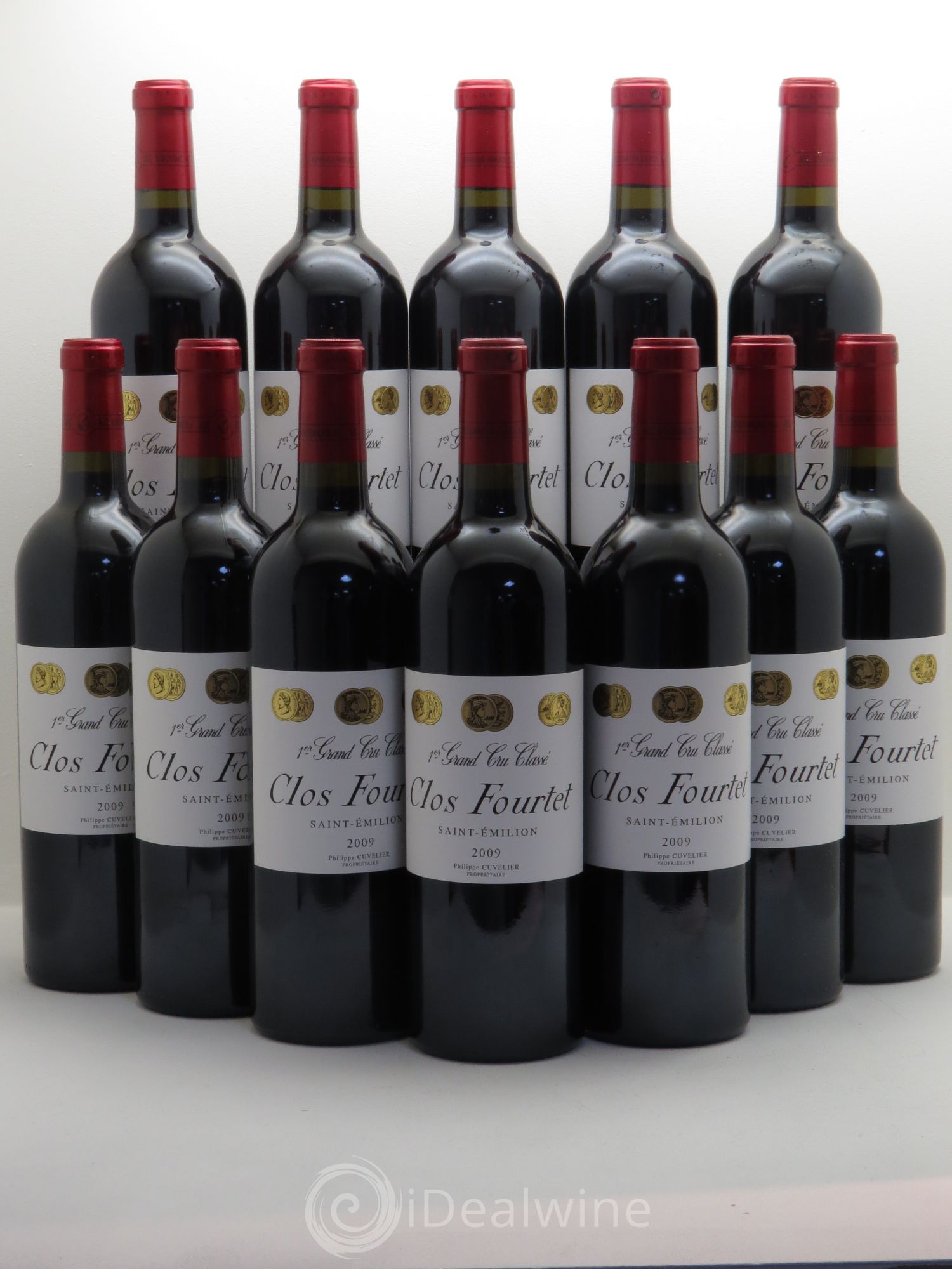 Clos Fourtet 1er Grand Cru Classé B 2009 - Lot de 12 bouteilles - 0