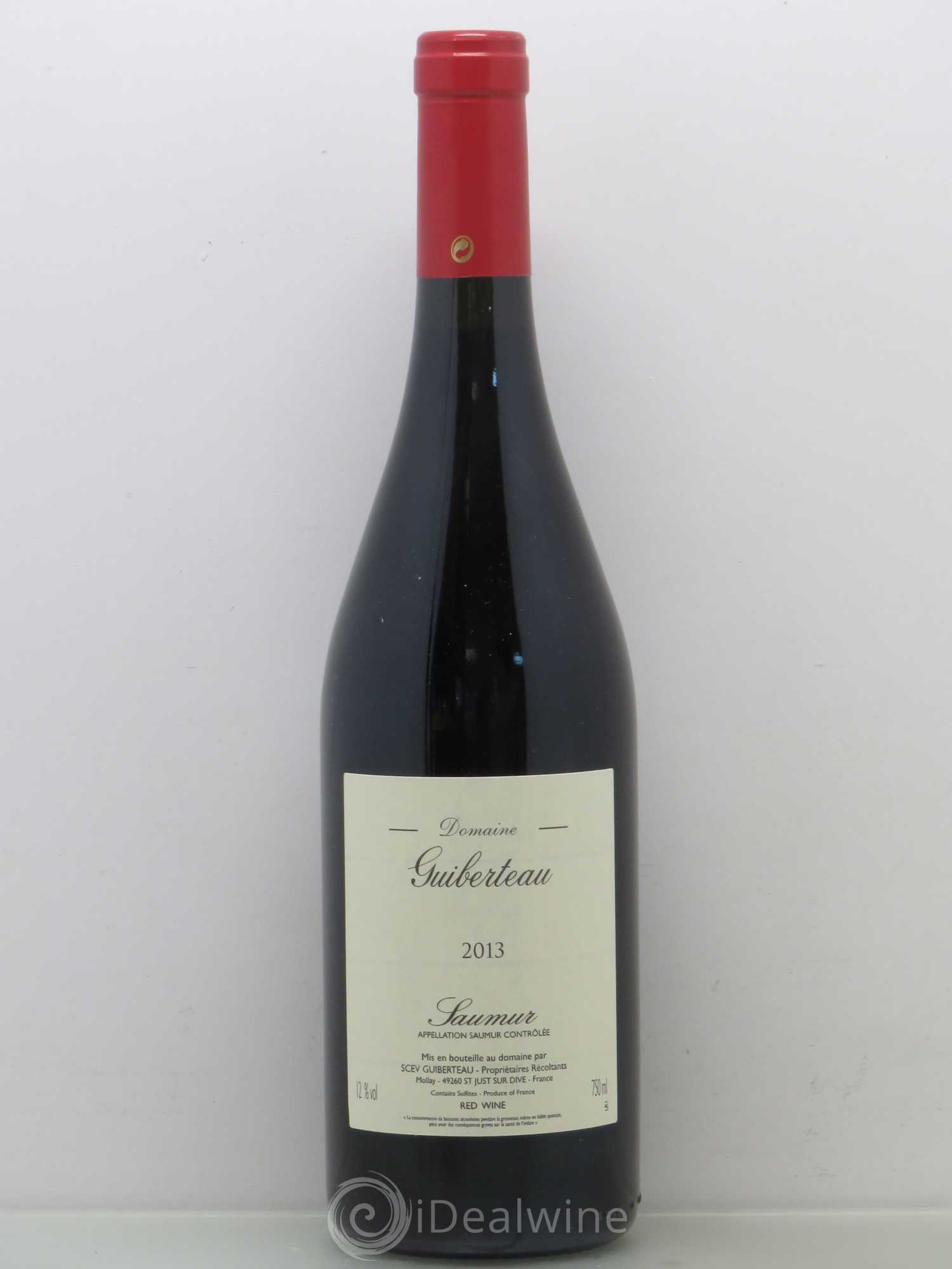 Saumur Domaine Guiberteau 2013 - Lot de 1 bouteille - 0