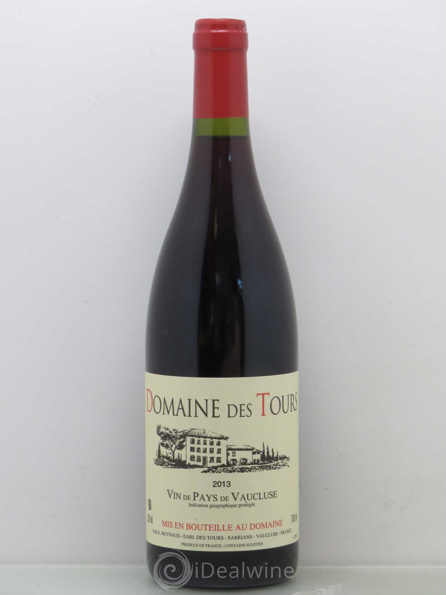 Vaucluse (Vin de Pays de Vaucluse) Domaine des Tours Emmanuel Reynaud 2013 - Lot de 1 bouteille - 0