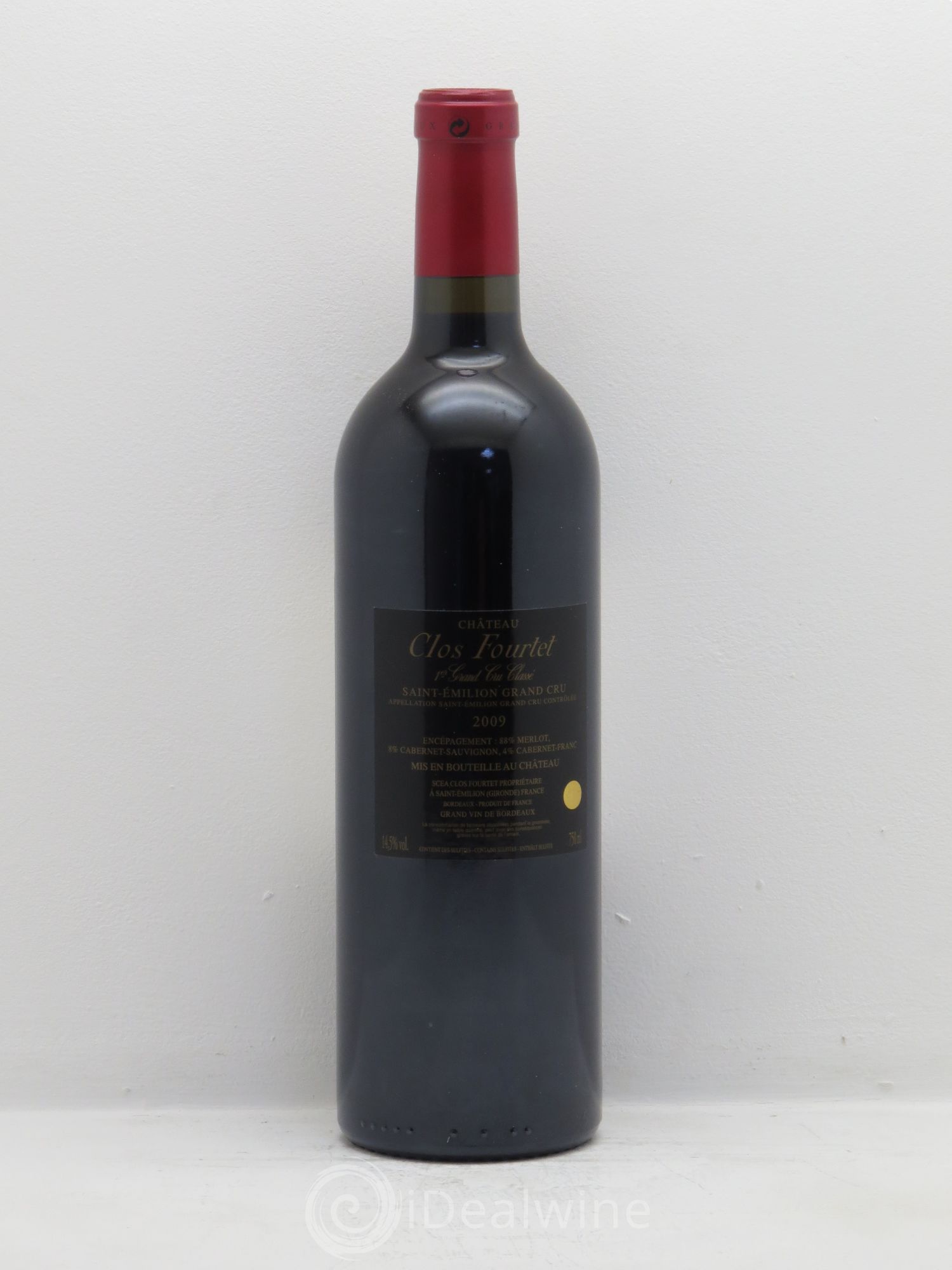Clos Fourtet 1er Grand Cru Classé B 2009 - Lot de 12 bouteilles - 5