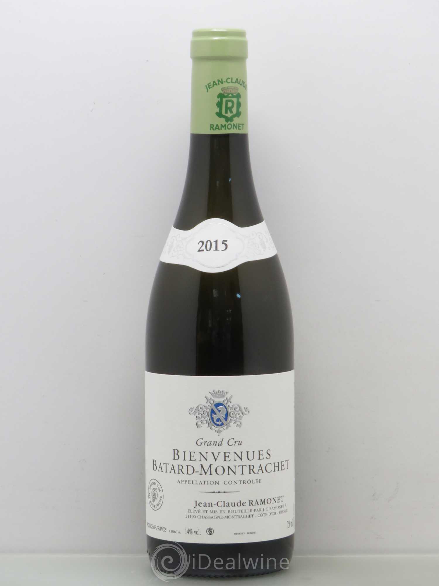 Bienvenues-Bâtard-Montrachet Grand Cru Ramonet (Domaine) 2015 - Lot de 1 bouteille - 0