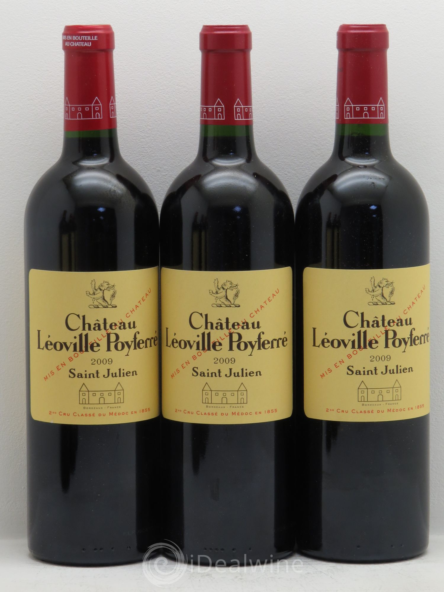 Château Léoville Poyferré 2ème Grand Cru Classé 2009 - Lot de 6 bouteilles - 1