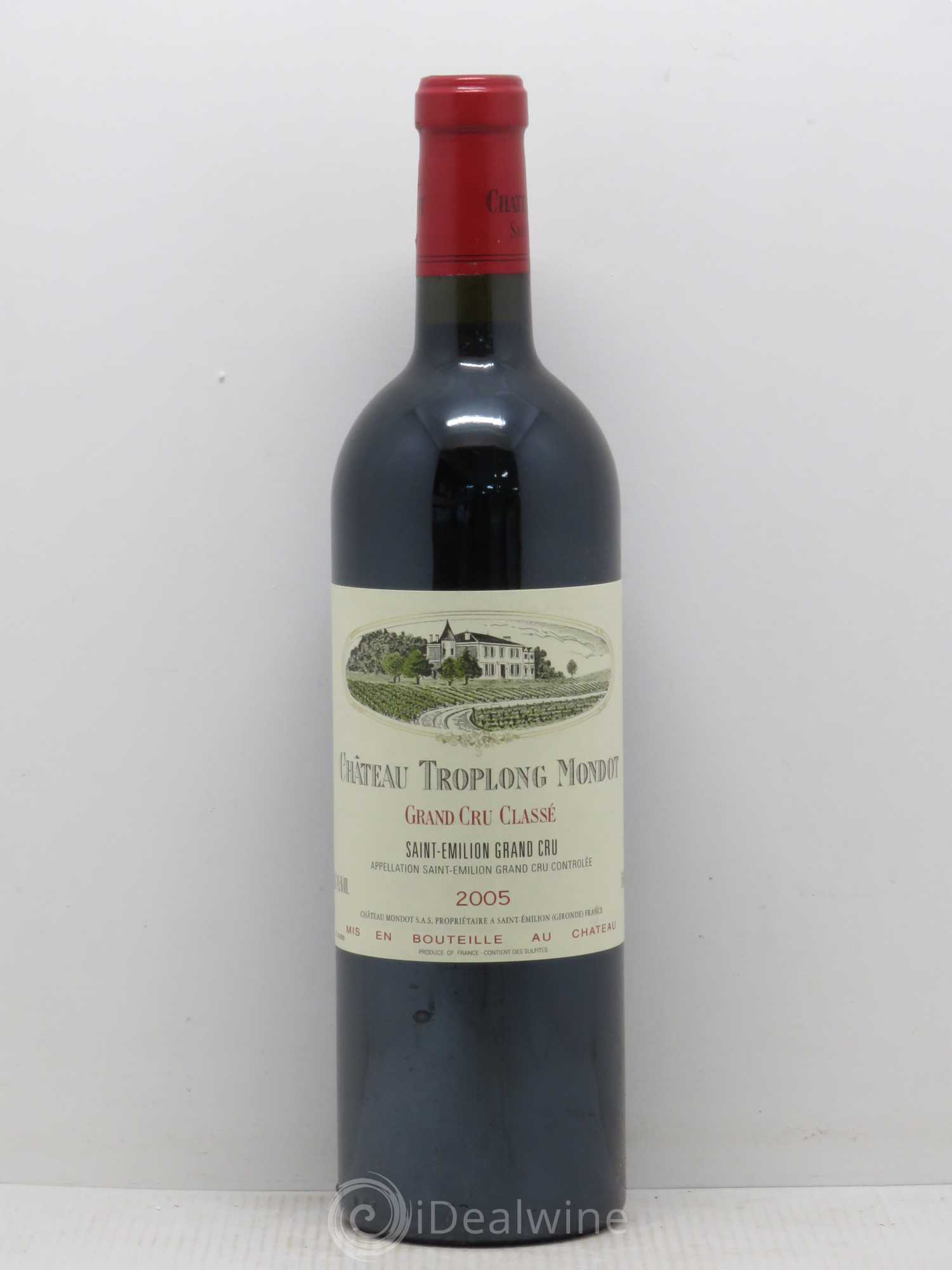 Château Troplong Mondot 1er Grand Cru Classé B 2005 - Lot de 1 bouteille - 0