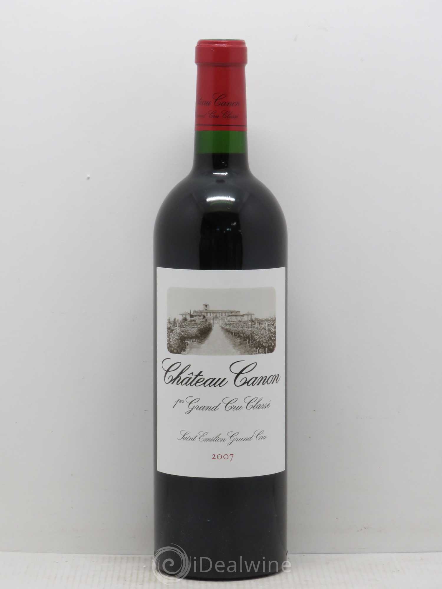 Château Canon 1er Grand Cru Classé B 2007 - Lot de 1 bouteille - 0