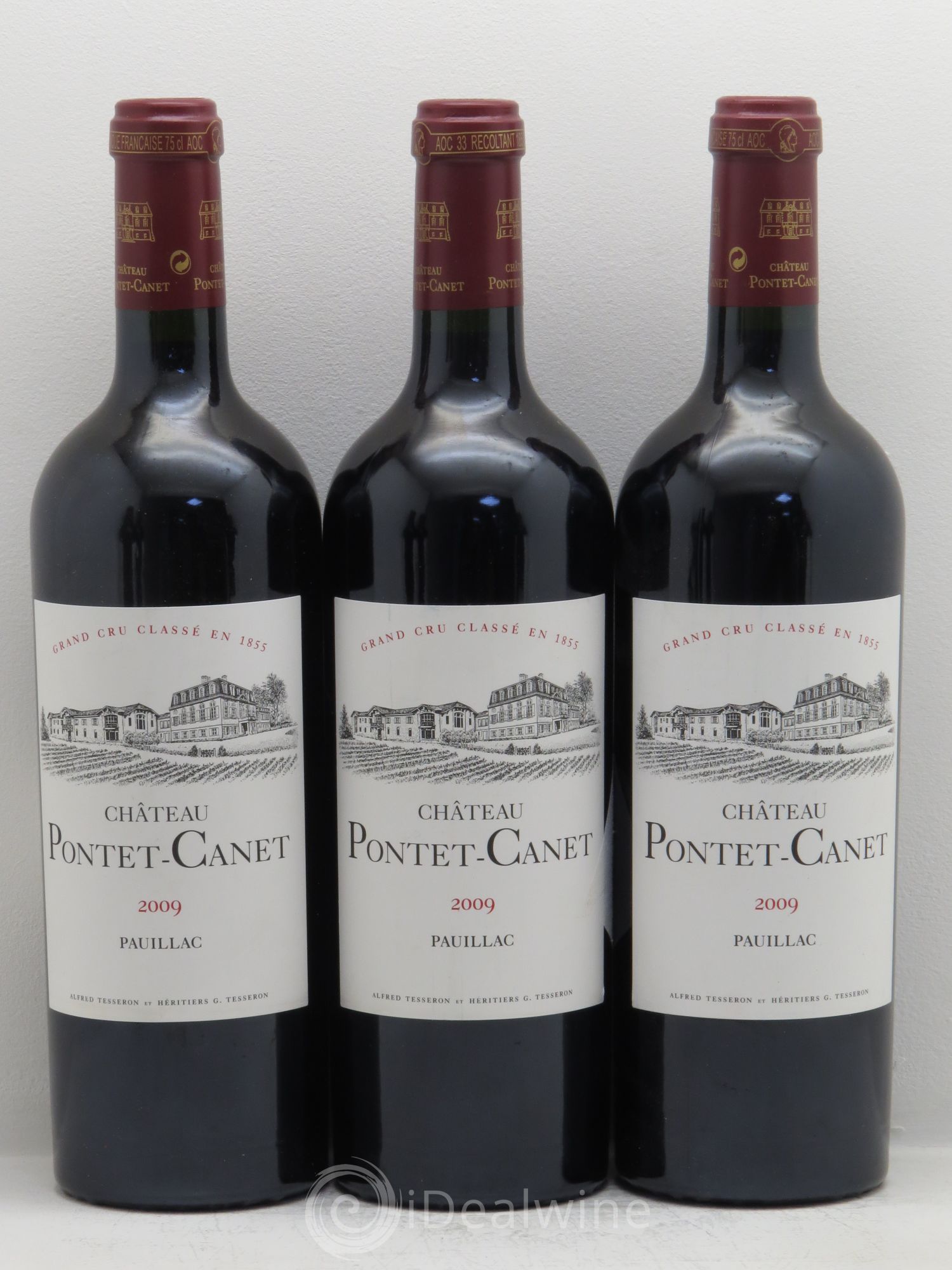 Château Pontet Canet 5ème Grand Cru Classé 2009 - Lot de 6 bouteilles - 1