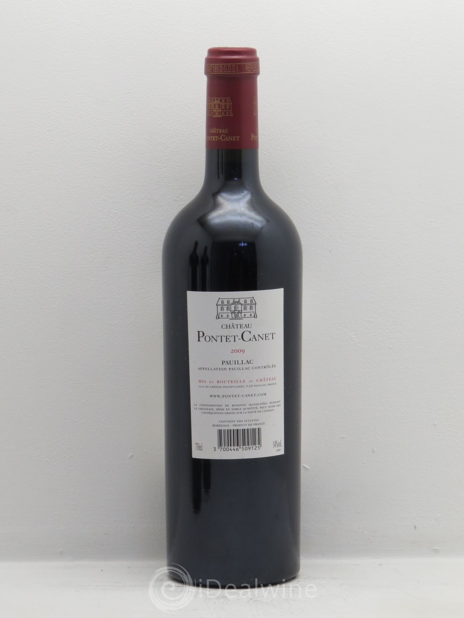 Château Pontet Canet 5ème Grand Cru Classé 2009 - Lot de 6 bouteilles - 3