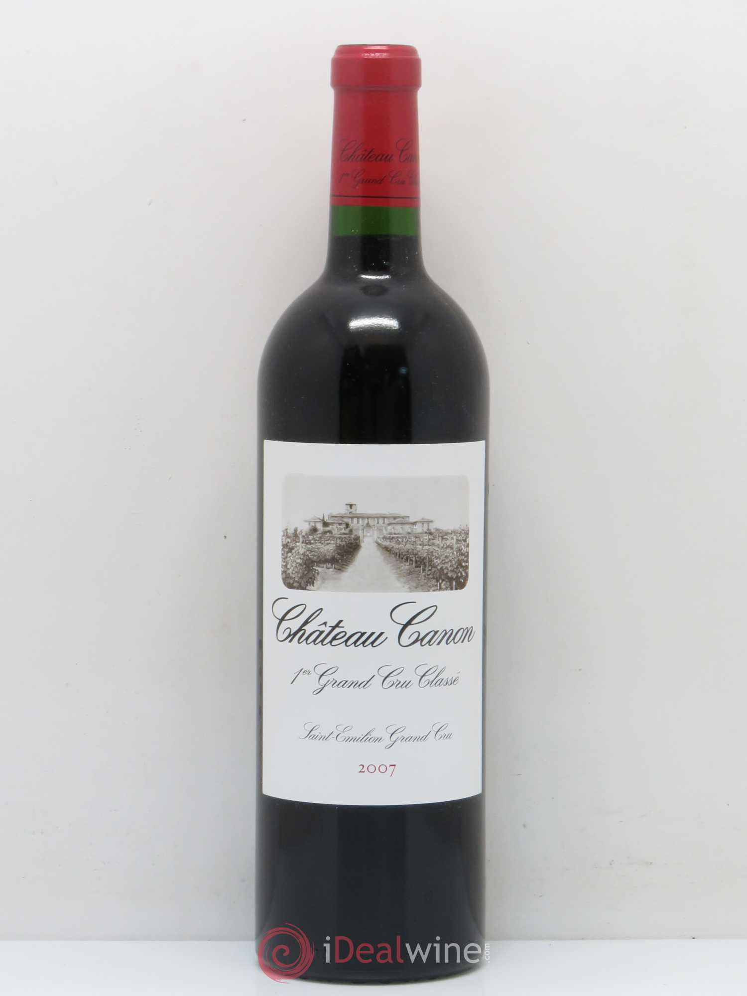 Château Canon 1er Grand Cru Classé B 2007 - Lot de 1 bouteille - 0