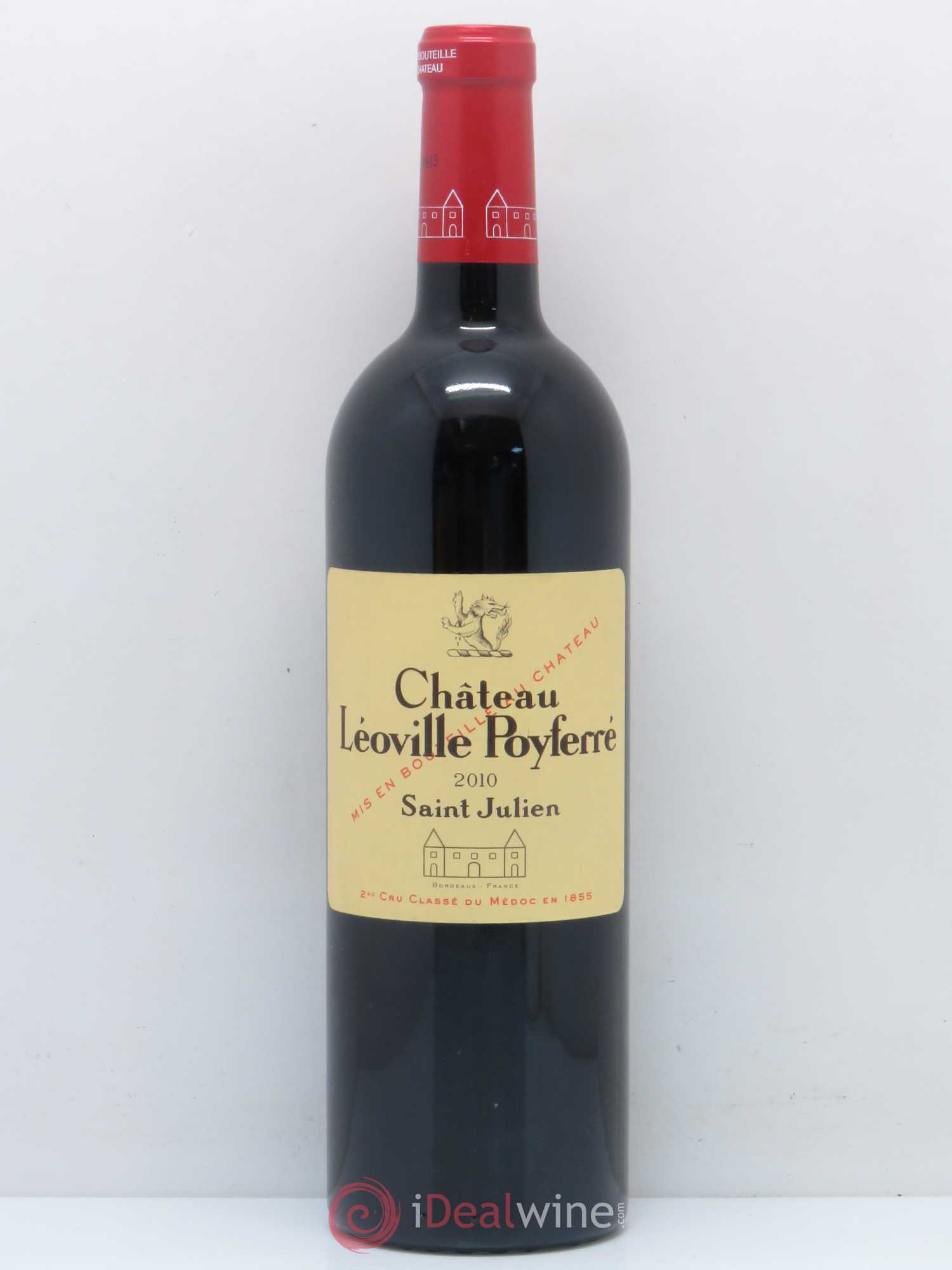 Château Léoville Poyferré 2ème Grand Cru Classé 2010 - Lot de 1 bouteille - 0