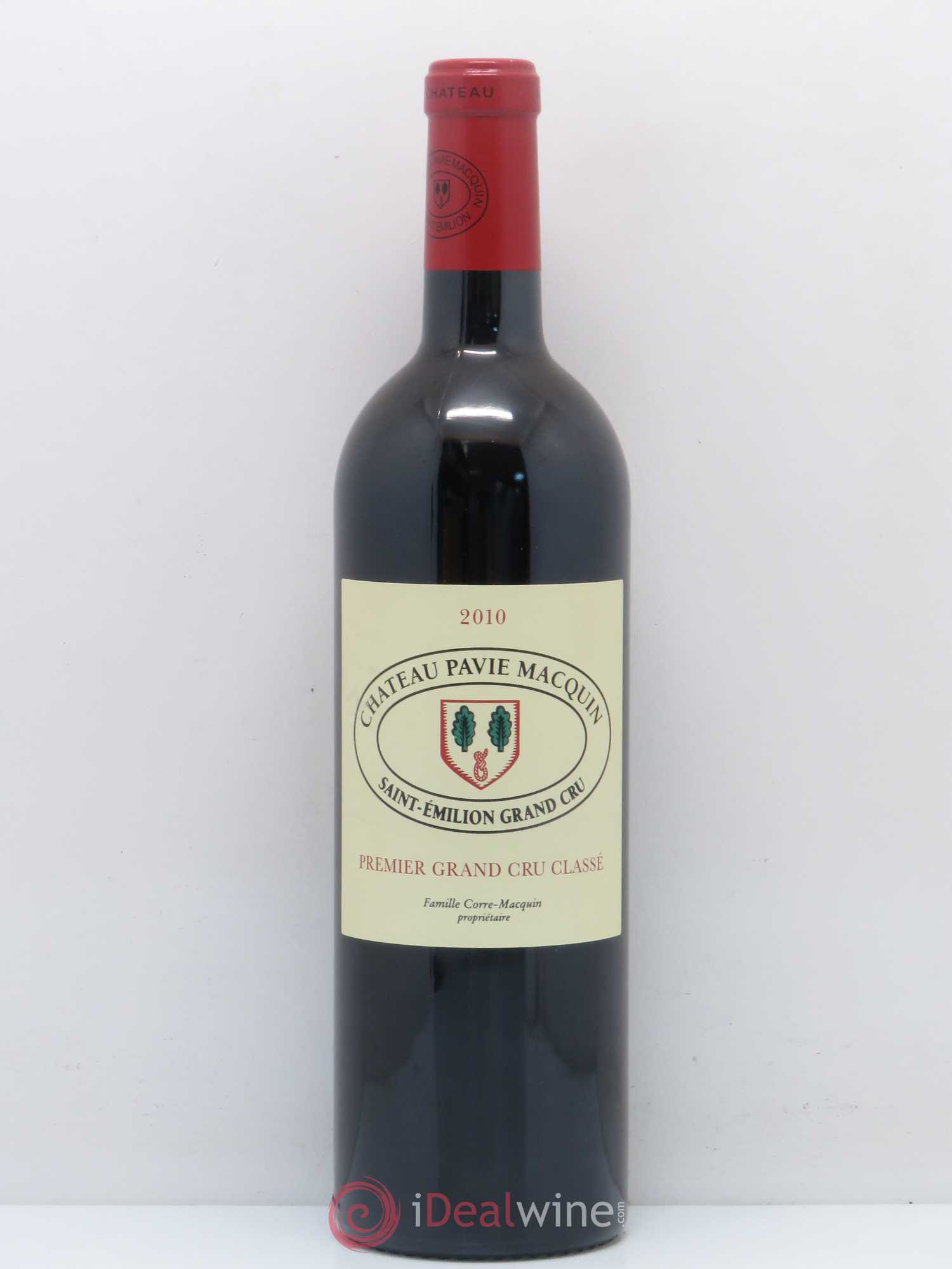 Château Pavie Macquin 1er Grand Cru Classé B 2010 - Lot de 1 bouteille - 0