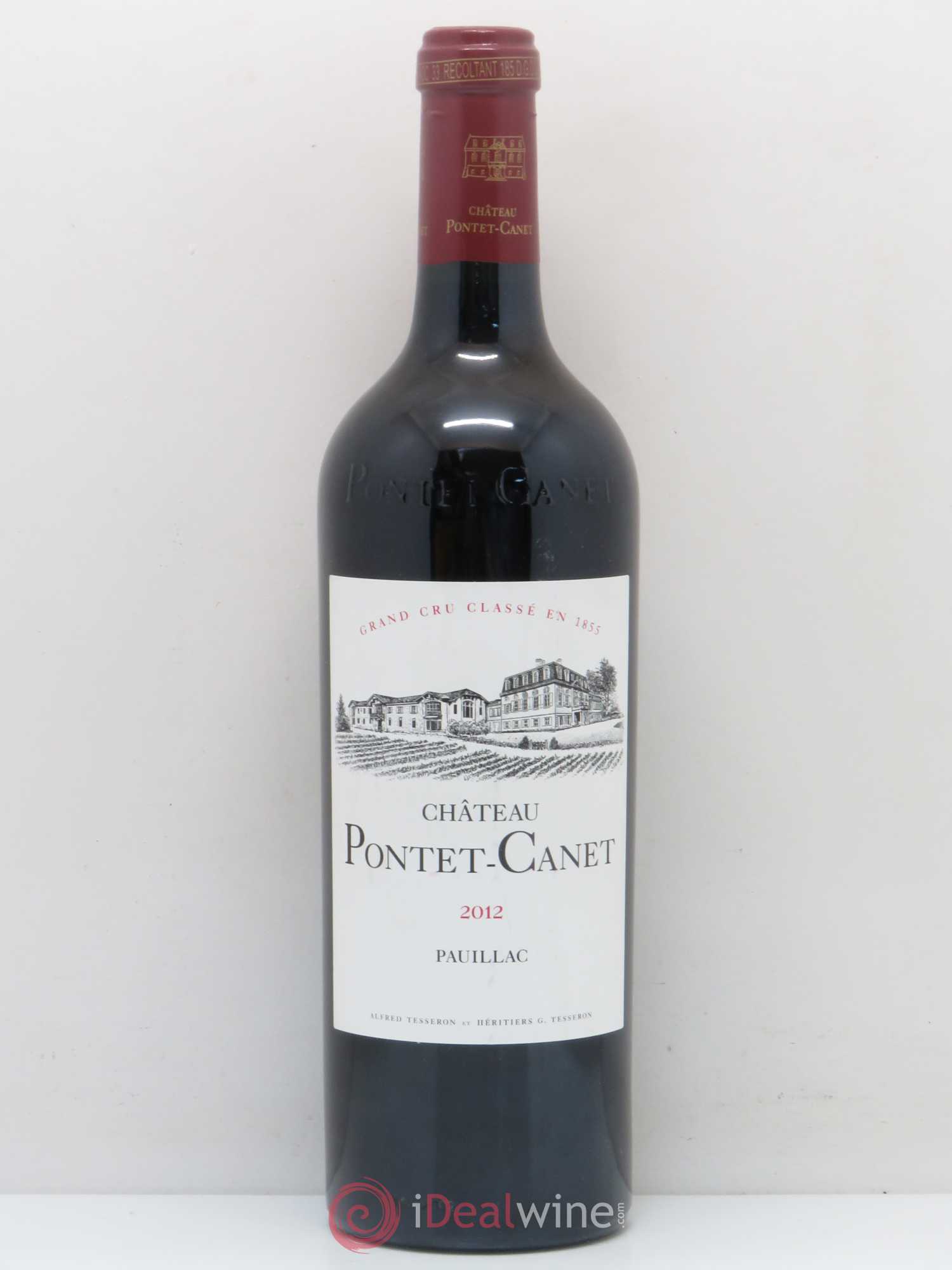 Château Pontet Canet 5ème Grand Cru Classé 2012 - Lot de 1 bouteille - 0