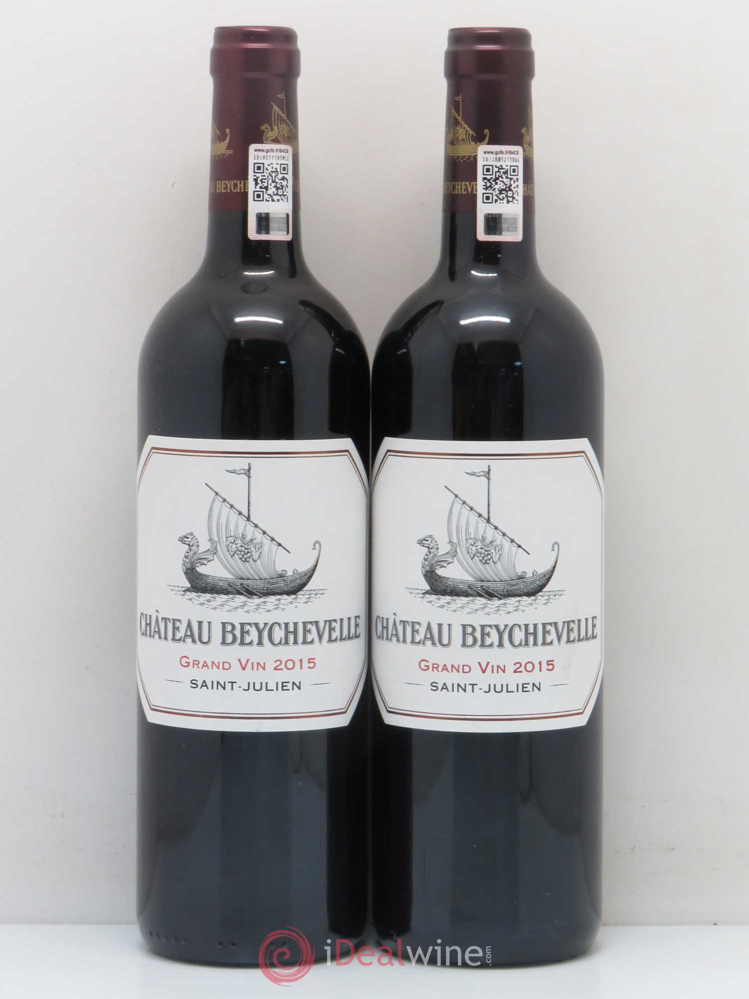 Château Beychevelle 4ème Grand Cru Classé 2015 - Lot de 2 bouteilles - 0