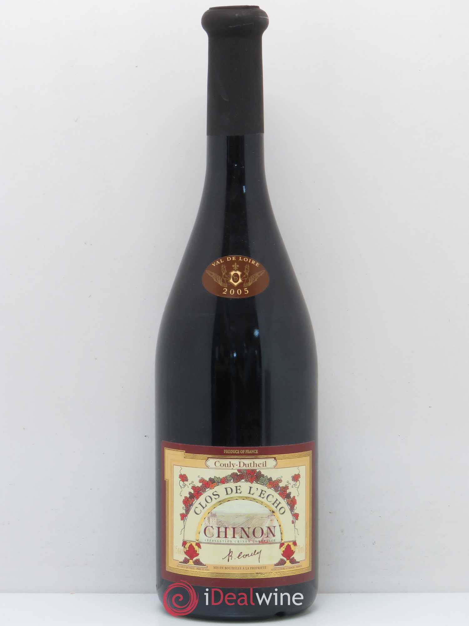 Chinon Clos de l'Echo Couly-Dutheil 2005 - Lot de 1 bouteille - 0