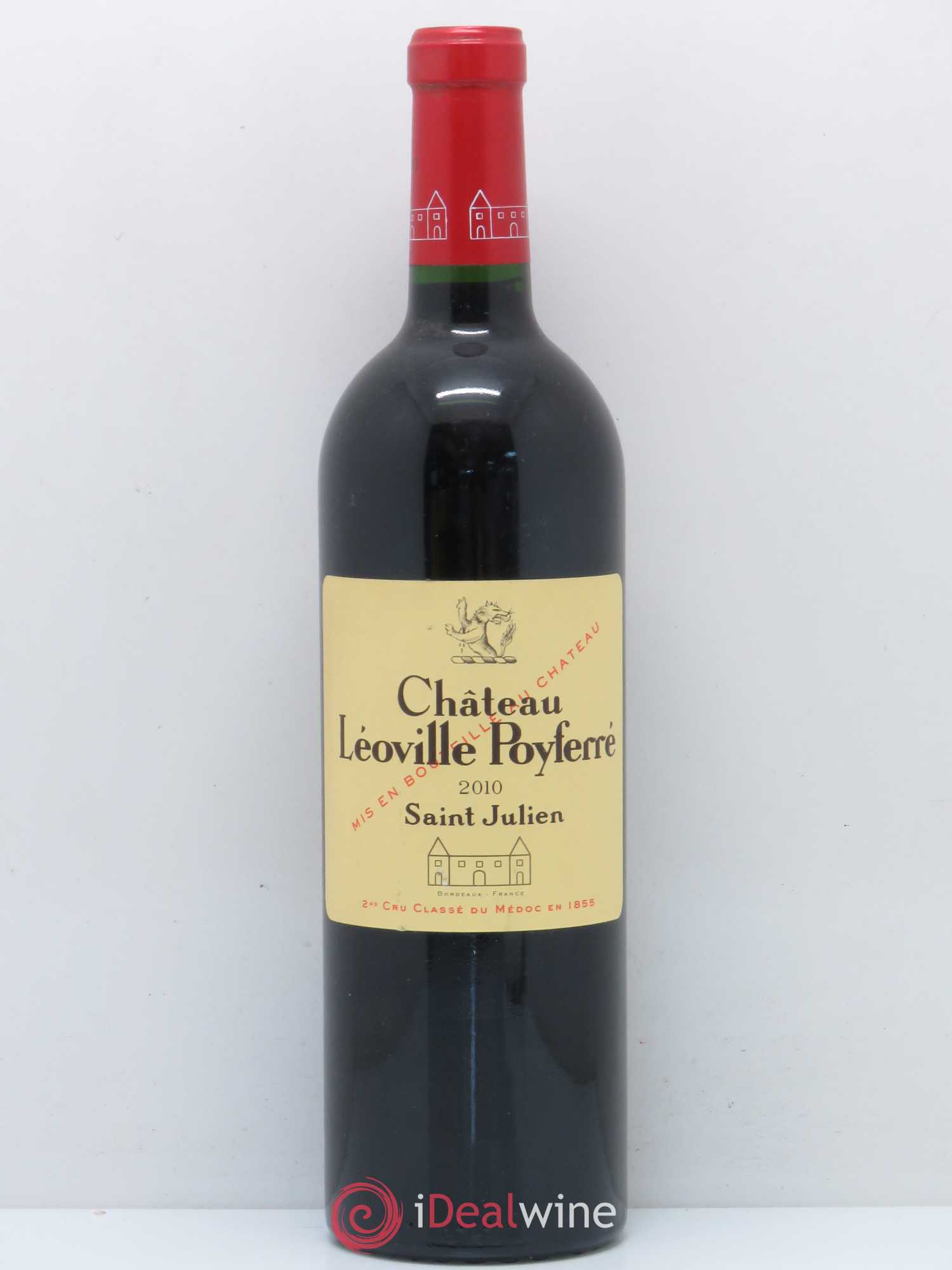Château Léoville Poyferré 2ème Grand Cru Classé 2010 - Lot de 1 bouteille - 0