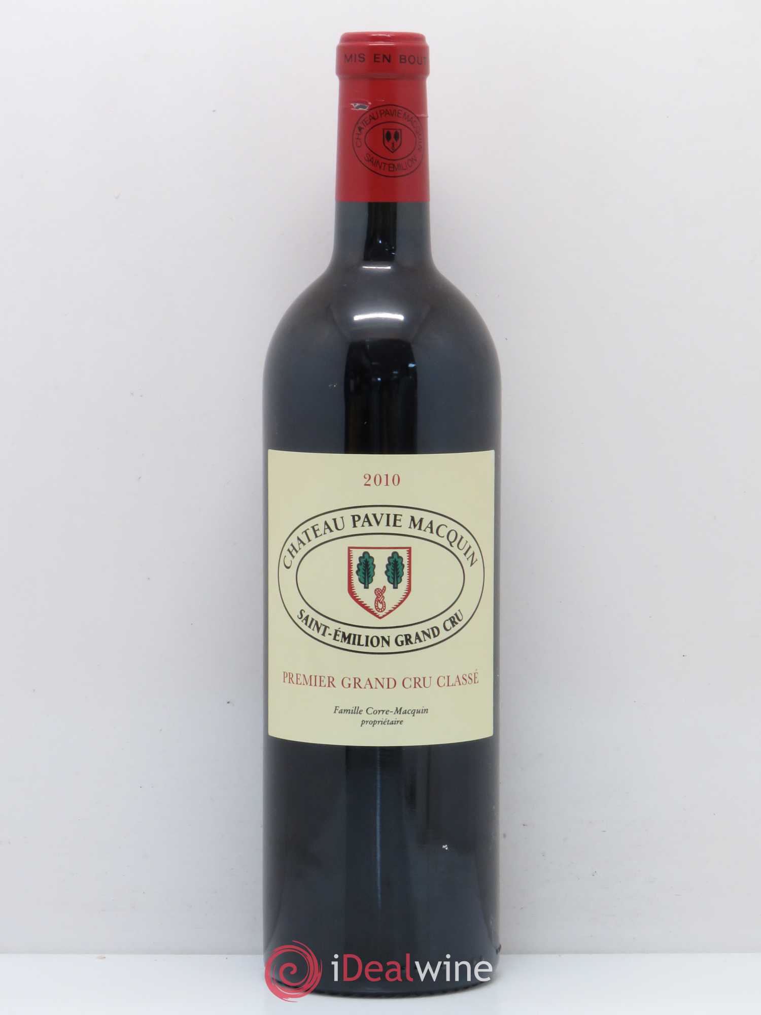 Château Pavie Macquin 1er Grand Cru Classé B 2010 - Lot de 1 bouteille - 0