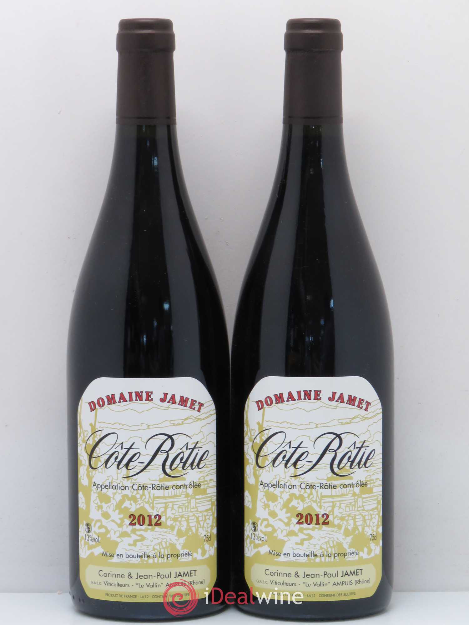 Côte-Rôtie Jamet (Domaine) 2012 - Lot de 2 bouteilles - 0