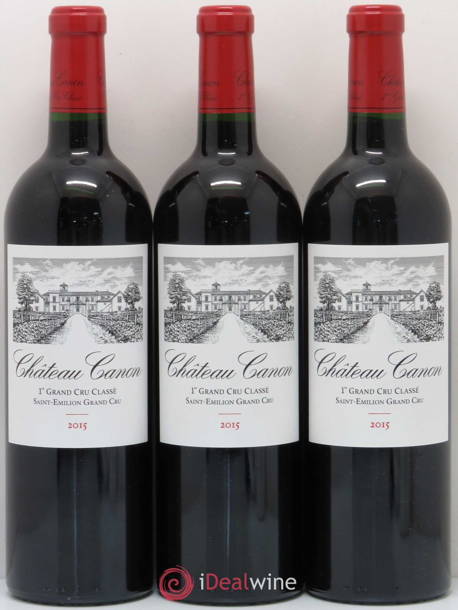 Château Canon 1er Grand Cru Classé B 2015 - Lot de 6 bouteilles - 1