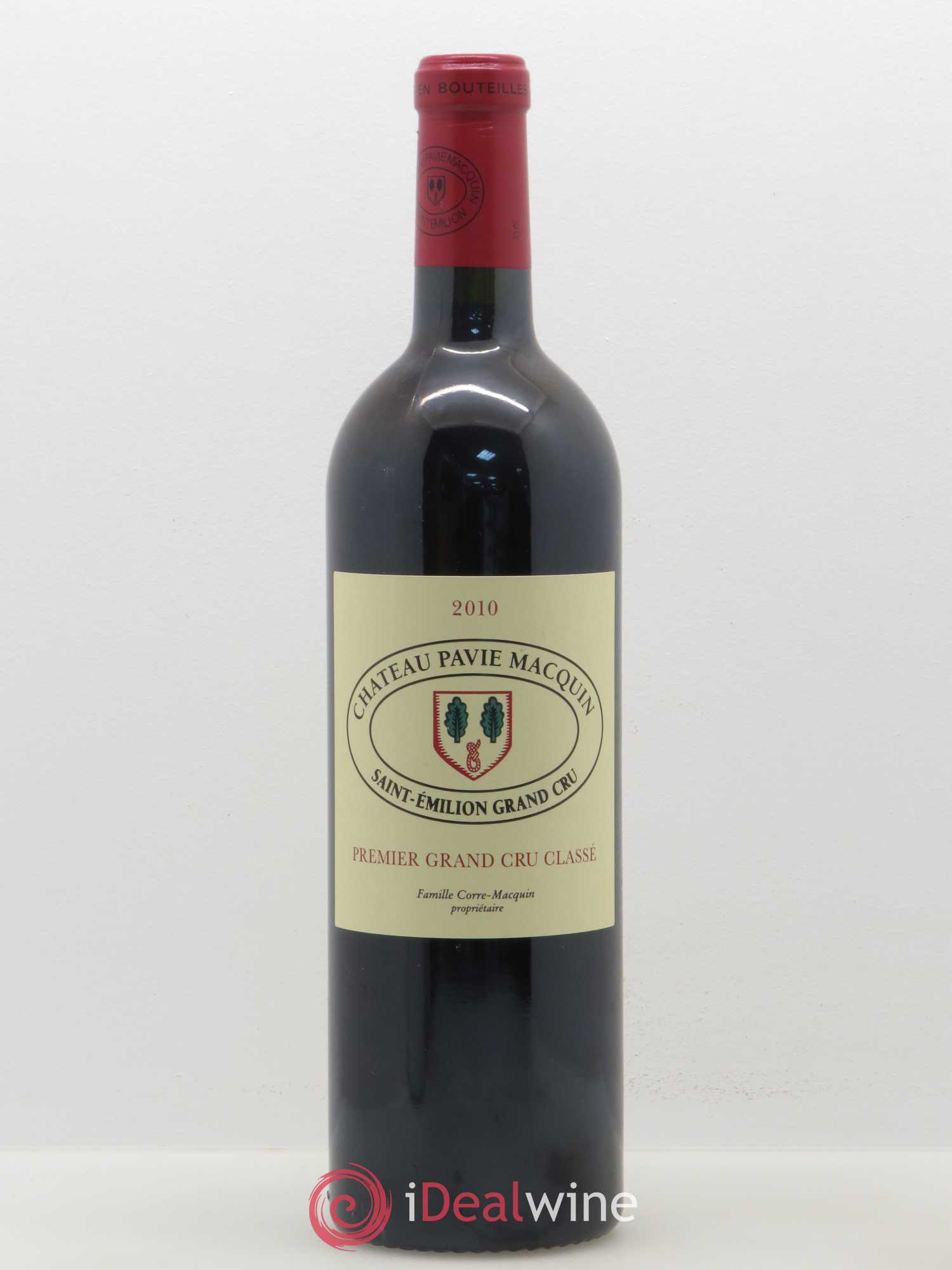 Château Pavie Macquin 1er Grand Cru Classé B 2010 - Lot de 1 bouteille - 0