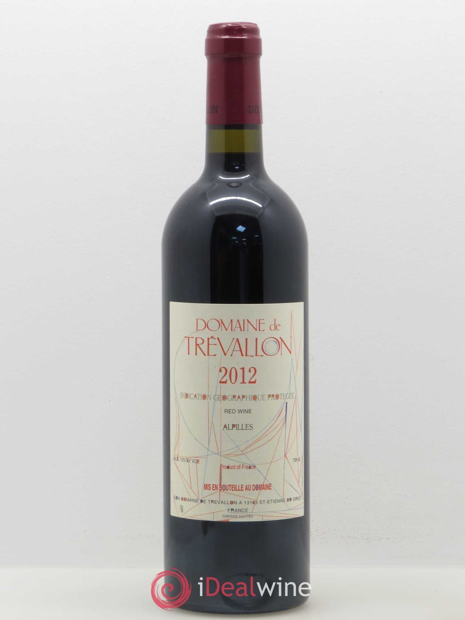 Alpilles Trévallon (Domaine de) Eloi Dürrbach 2012 - Lot de 1 bouteille - 0