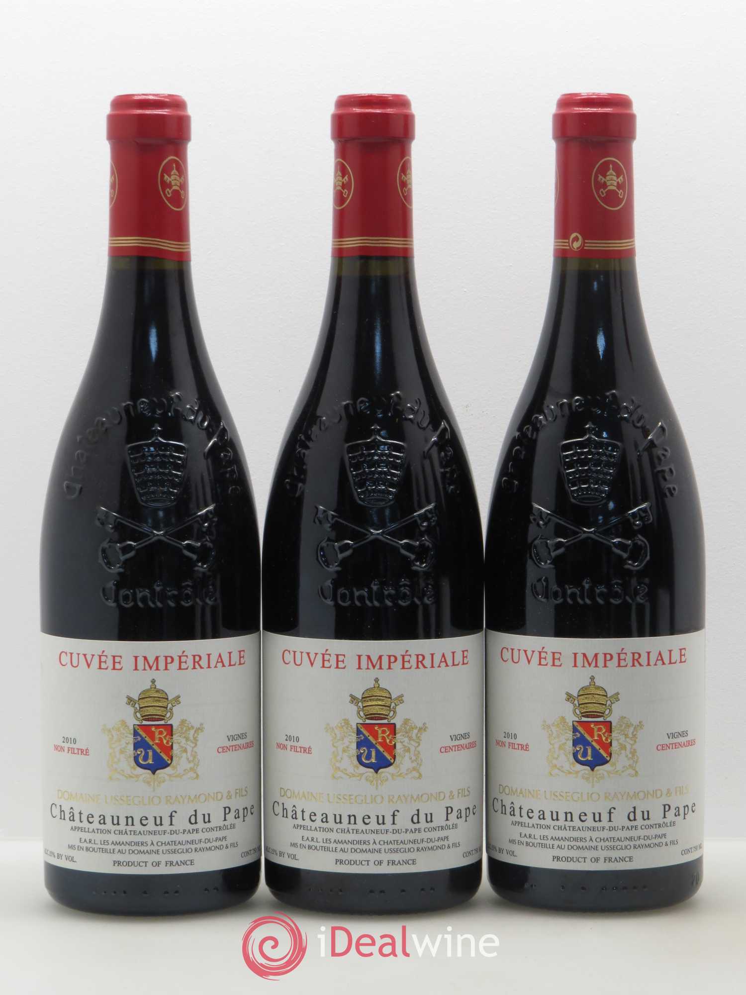 Châteauneuf-du-Pape Cuvée Impériale Raymond Usseglio & Fils (Domaine) 2010 - Lot de 6 bouteilles - 1