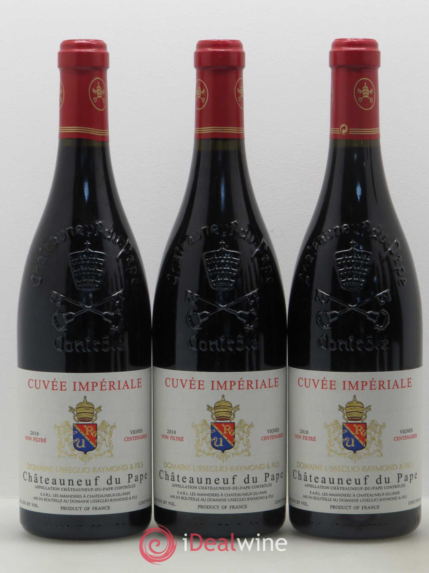 Châteauneuf-du-Pape Cuvée Impériale Raymond Usseglio & Fils (Domaine) 2010 - Lot de 6 bouteilles - 2