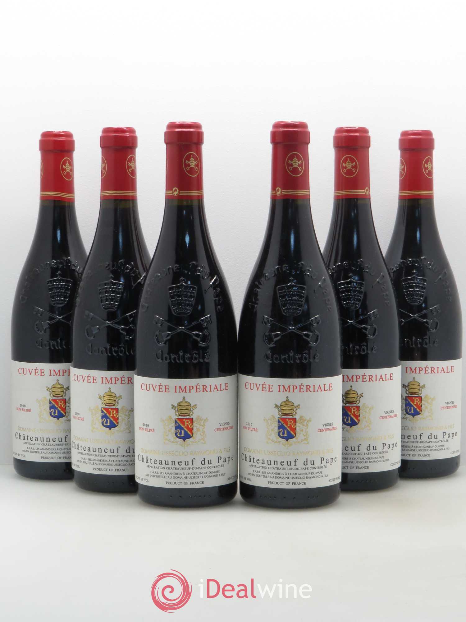 Châteauneuf-du-Pape Cuvée Impériale Raymond Usseglio & Fils (Domaine) 2010 - Lot de 6 bouteilles - 0