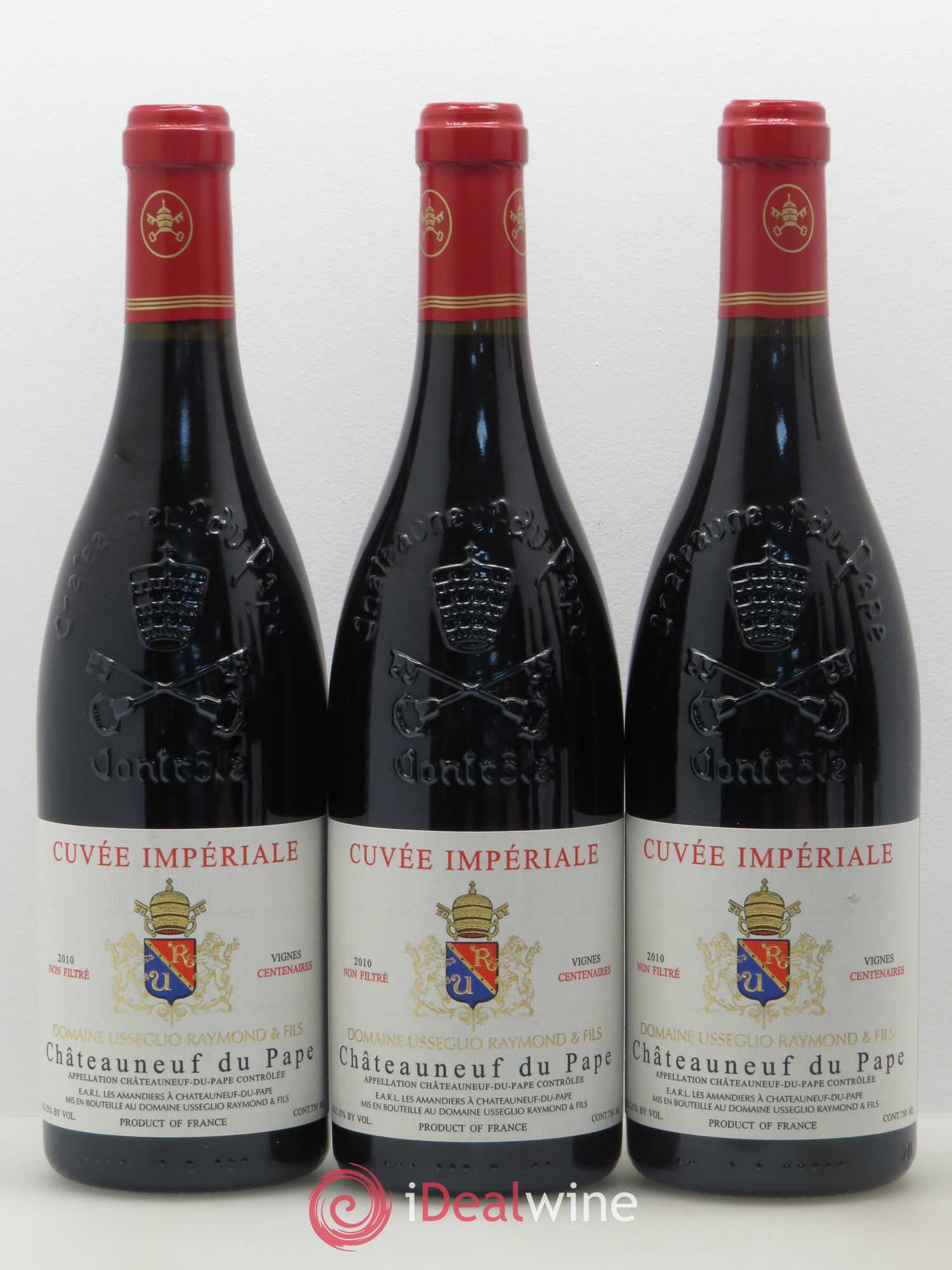 Châteauneuf-du-Pape Cuvée Impériale Raymond Usseglio & Fils (Domaine) 2010 - Lot de 6 bouteilles - 1