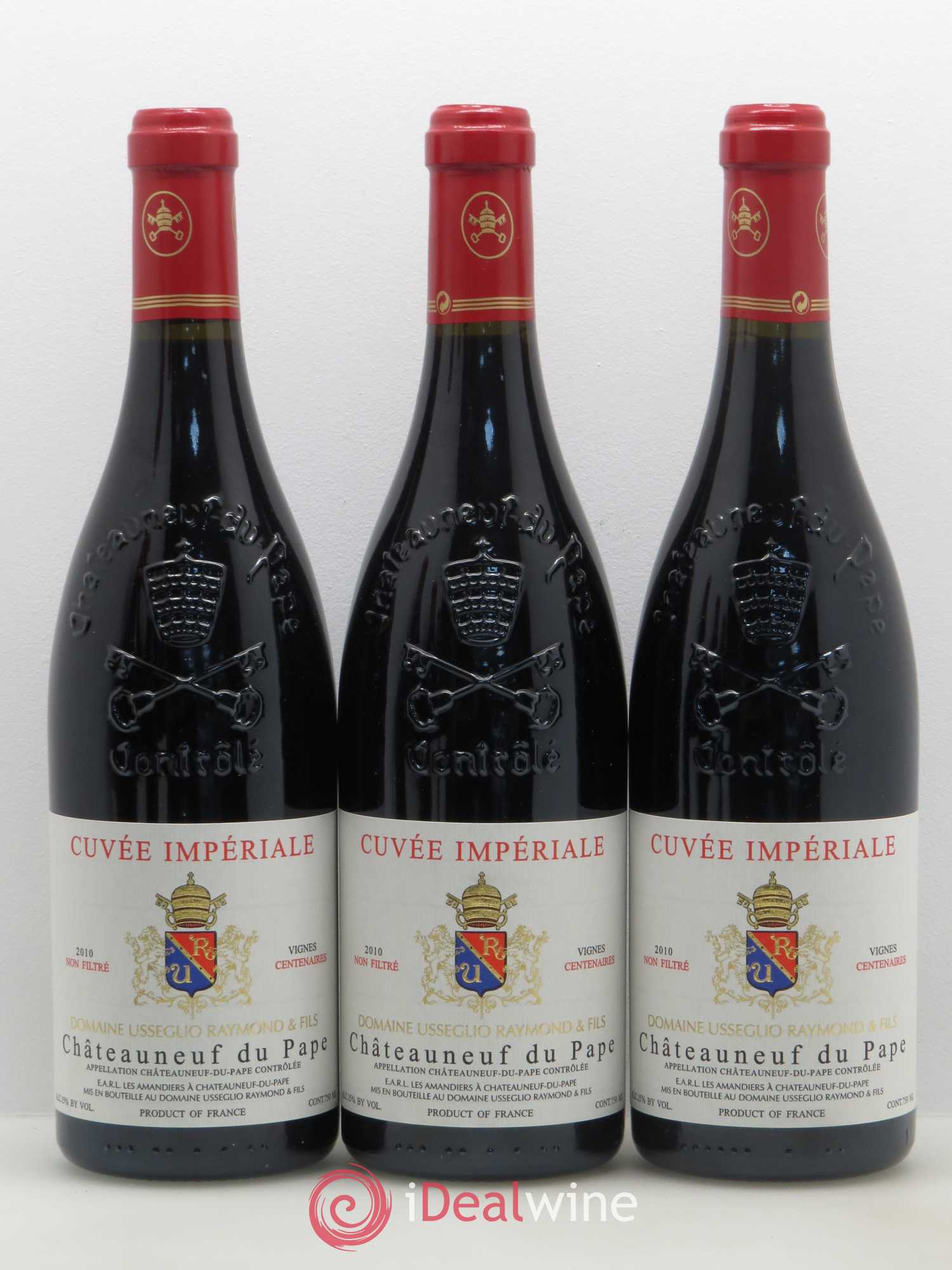 Châteauneuf-du-Pape Cuvée Impériale Raymond Usseglio & Fils (Domaine) 2010 - Lot de 6 bouteilles - 2