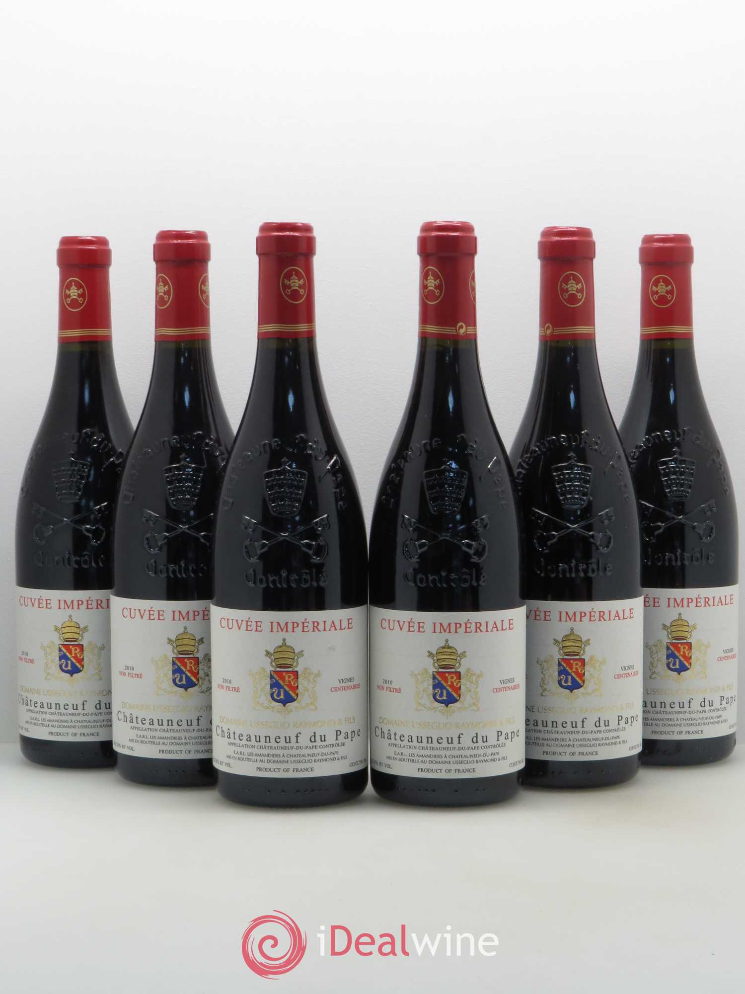 Châteauneuf-du-Pape Cuvée Impériale Raymond Usseglio & Fils (Domaine) 2010 - Lot de 6 bouteilles - 0