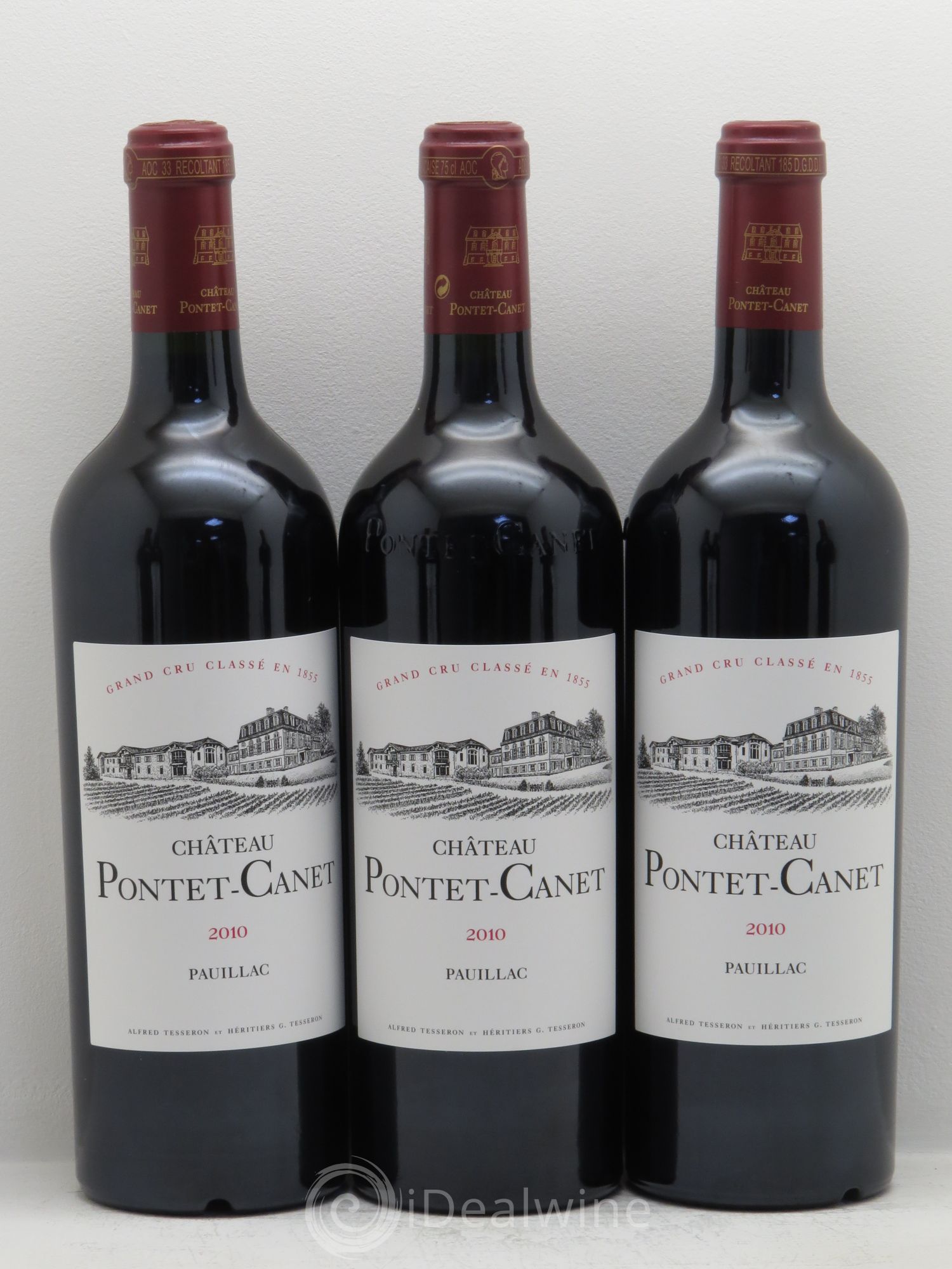 Château Pontet Canet 5ème Grand Cru Classé 2010 - Lot de 6 bouteilles - 1